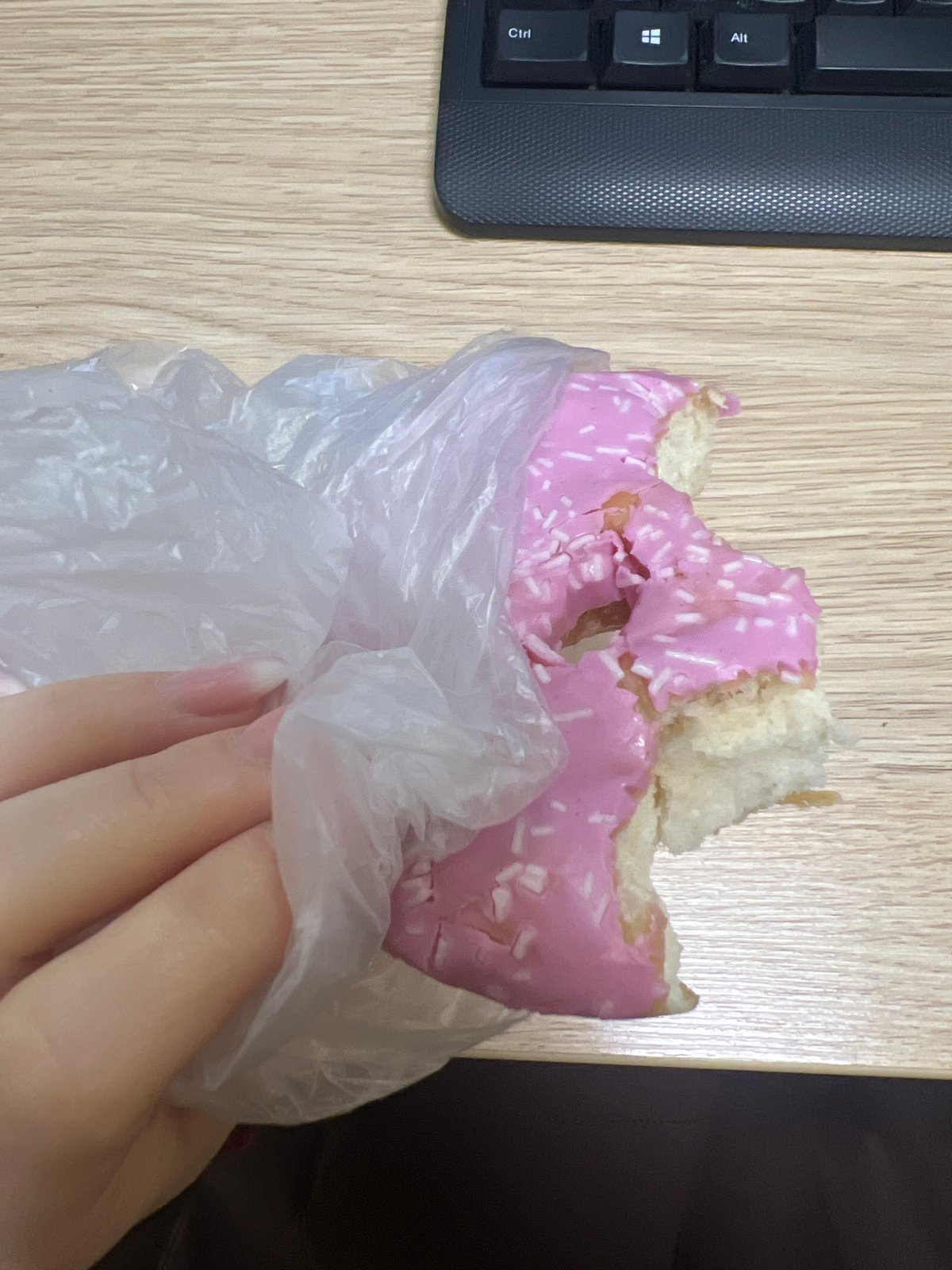 Morning snack break documented in Plovdiv workspace