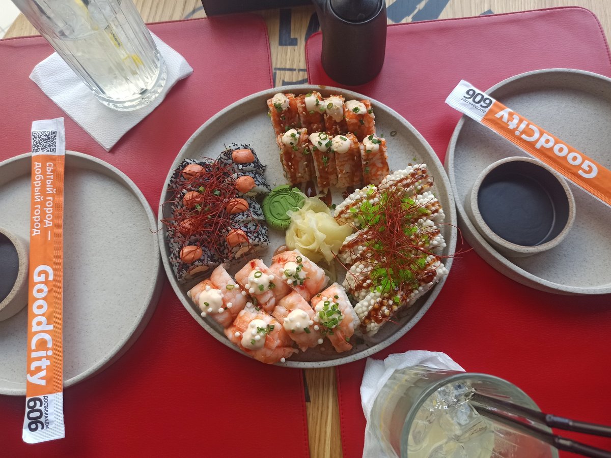Witness documents sushi and cocktails dining experience