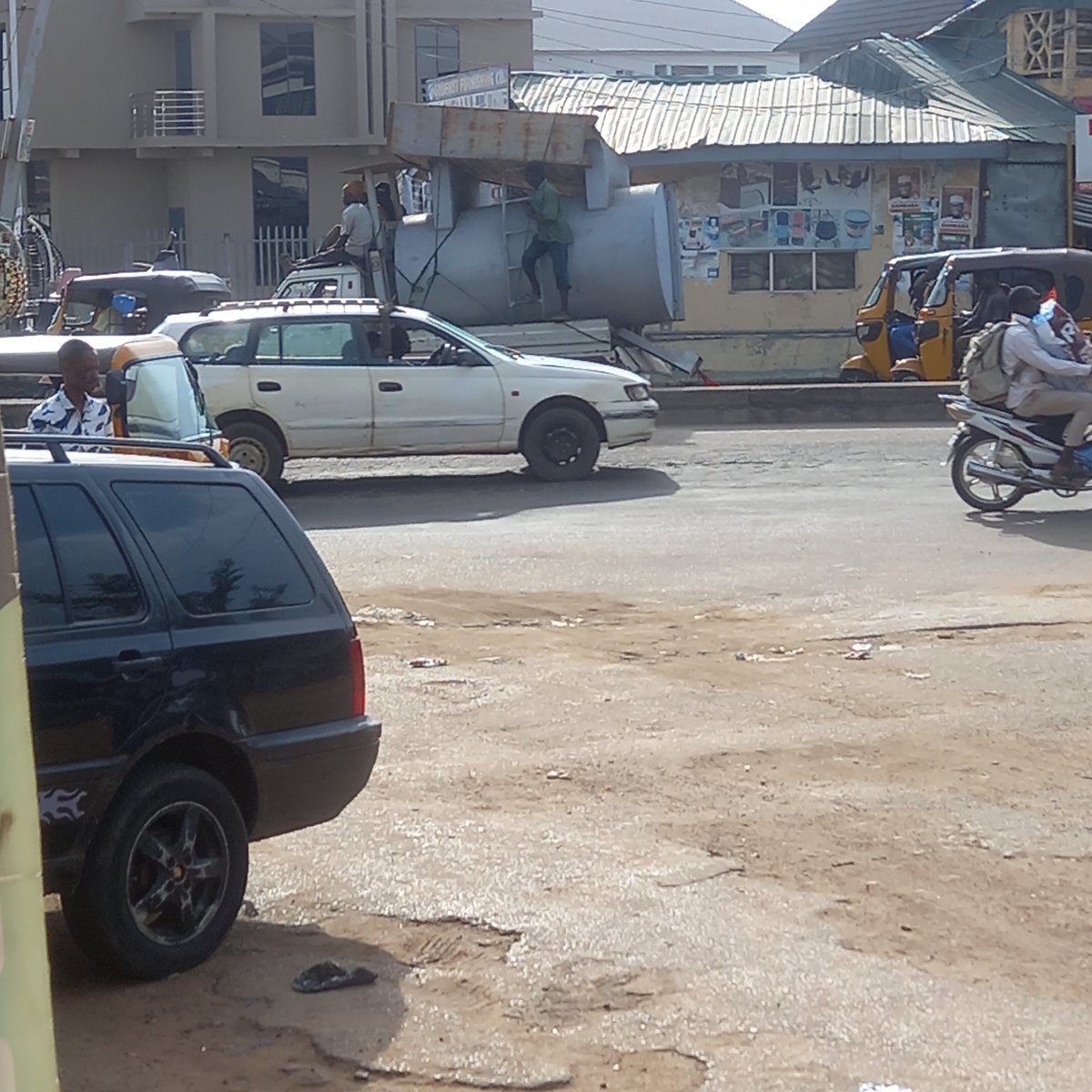 Everyday street life documented across two Nigerian towns