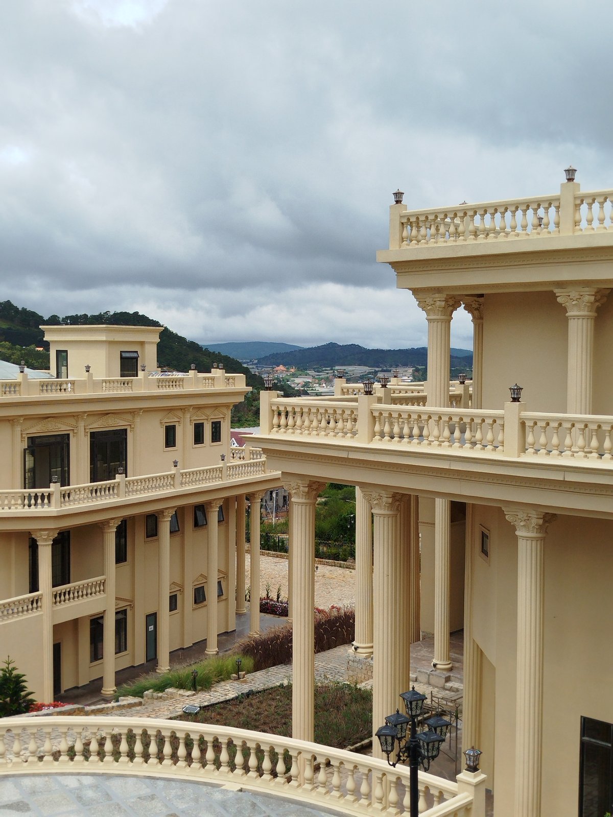 Neoclassical resort complex in the hills of Lạc Dương, Vietnam