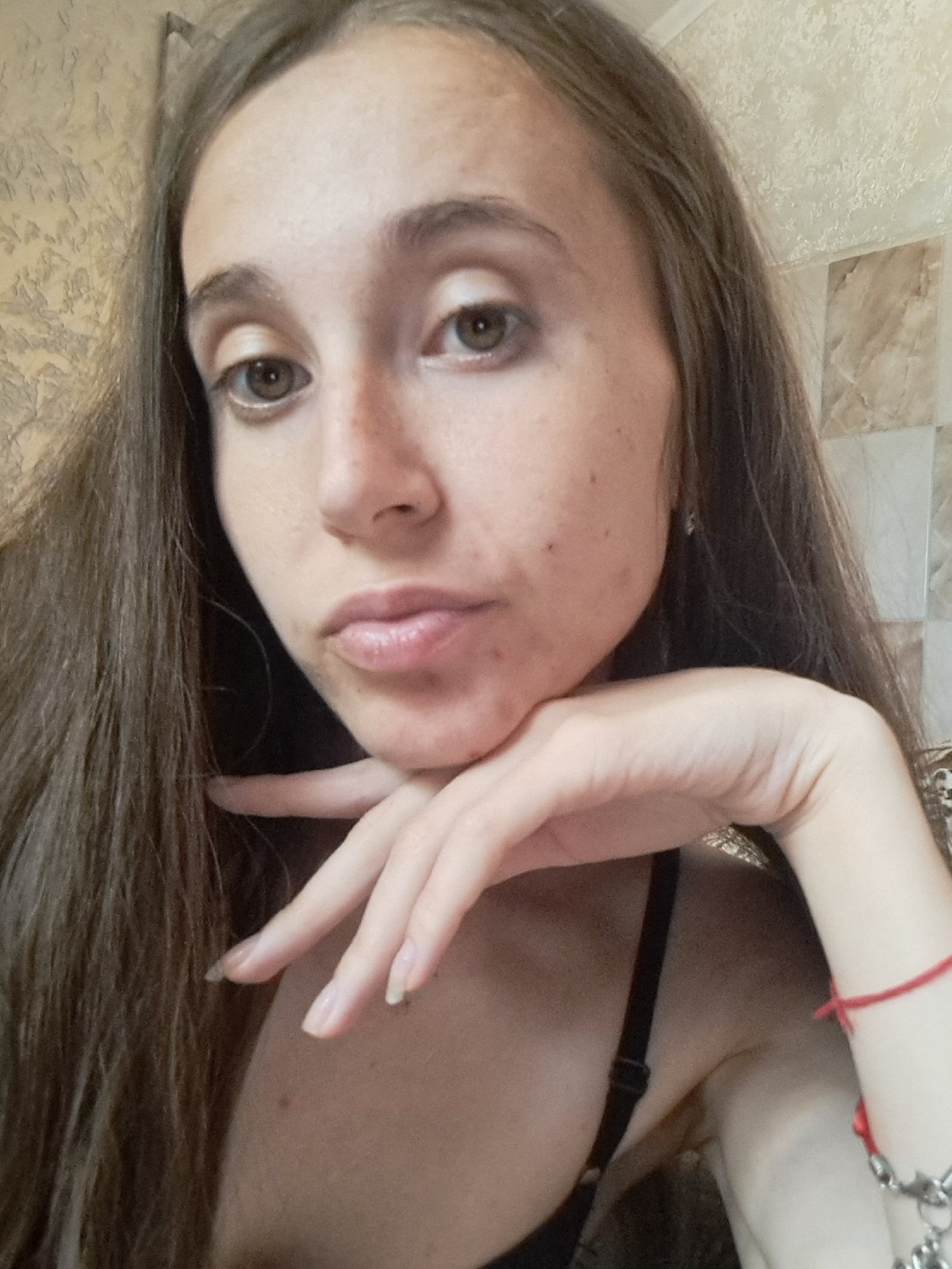 Selfie series from a bedroom in Vypasne, Ukraine