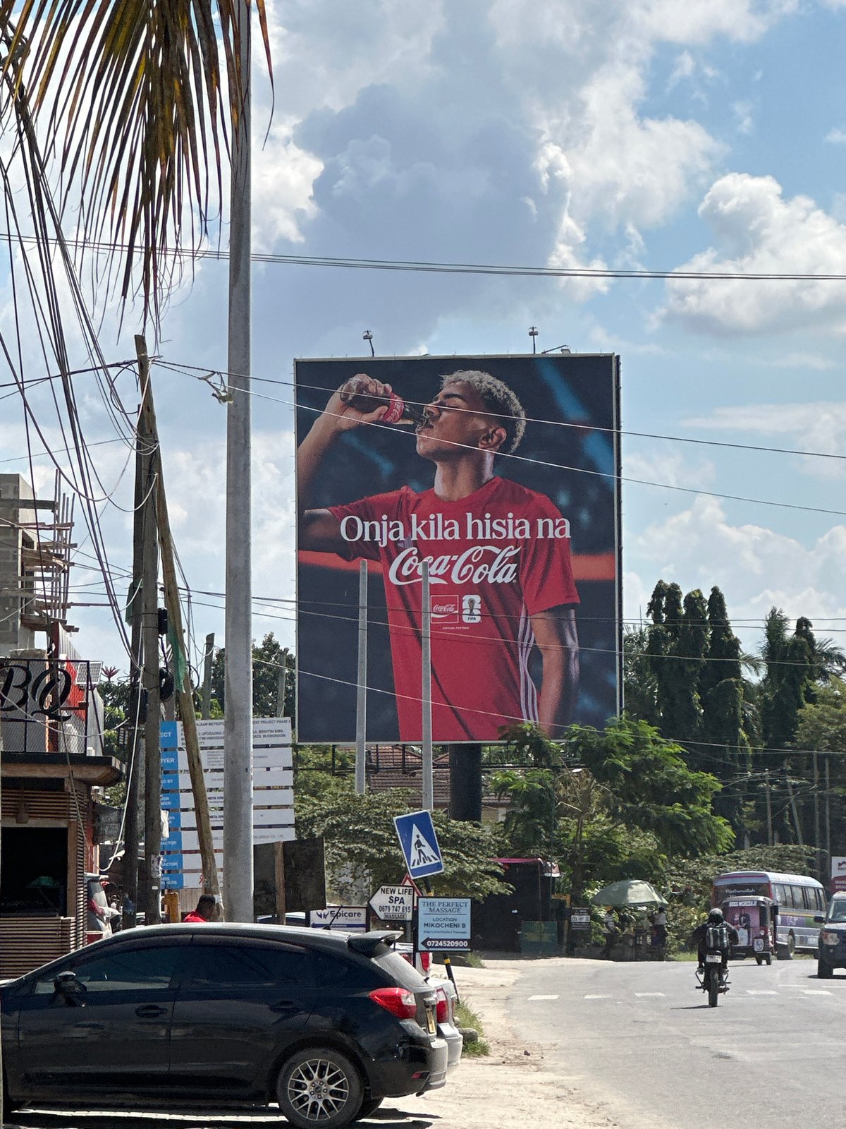 Street-level look at central Dar es Salaam's commercial district
