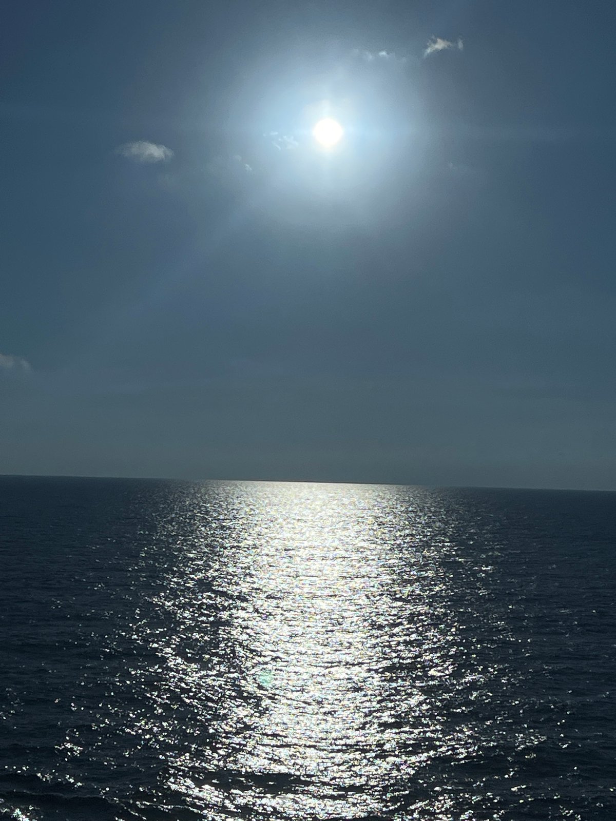Cargo ship transiting open ocean near the Paracel Islands