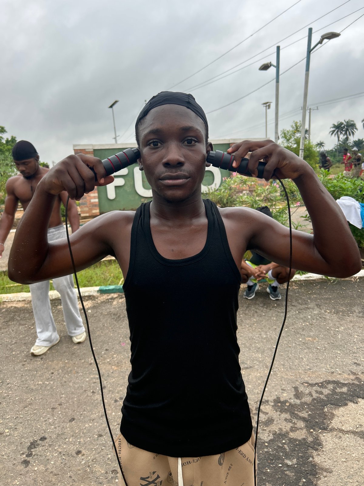 Outdoor workout session near Federal University of Technology, Ihiagwa