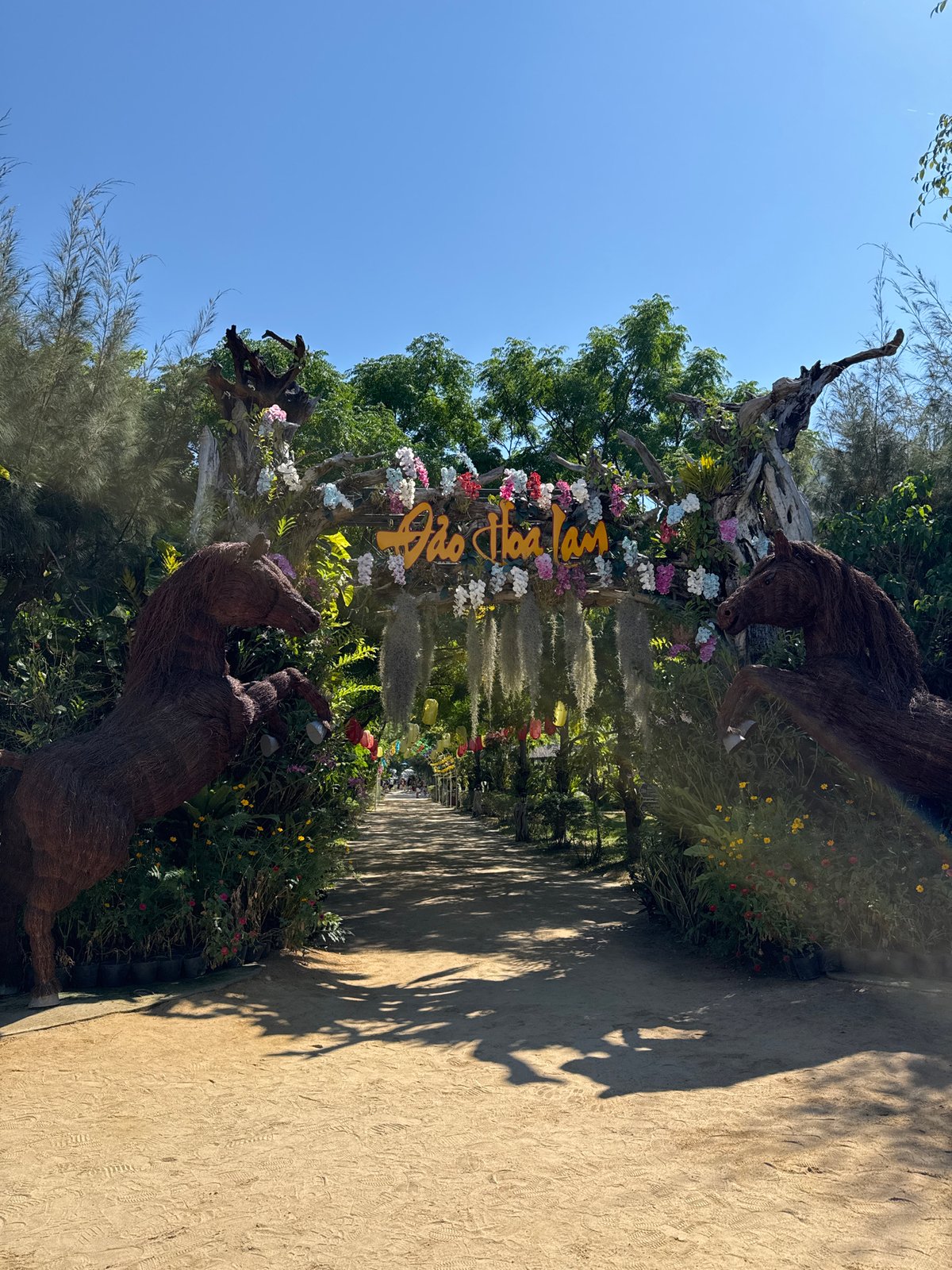 Exploring Orchid Island's gardens, animals, and quirky installations in Vietnam
