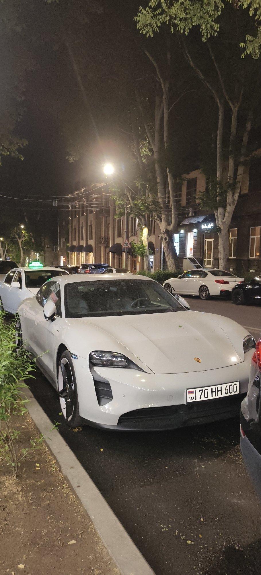 Nighttime urban scenes documented across 15-minute evening timespan