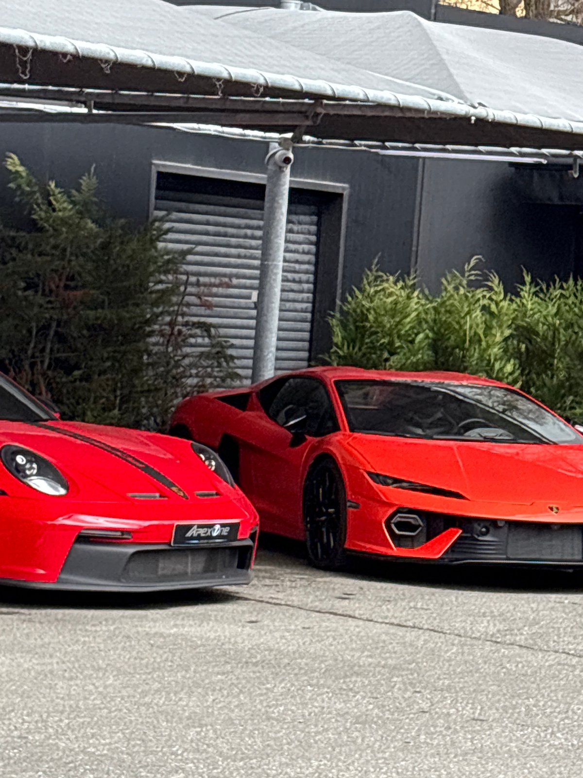 Luxury cars including Lamborghini spotted parked in Sofia