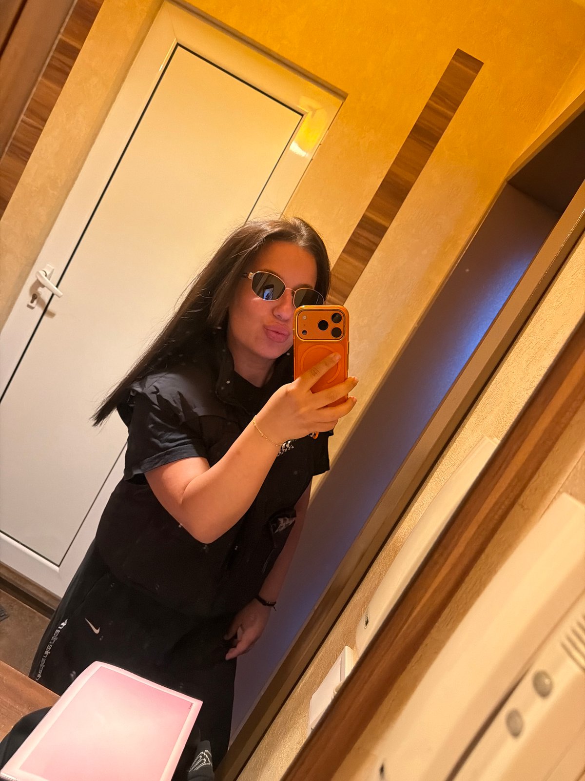 Morning selfie sessions documented across indoor Burgas locations