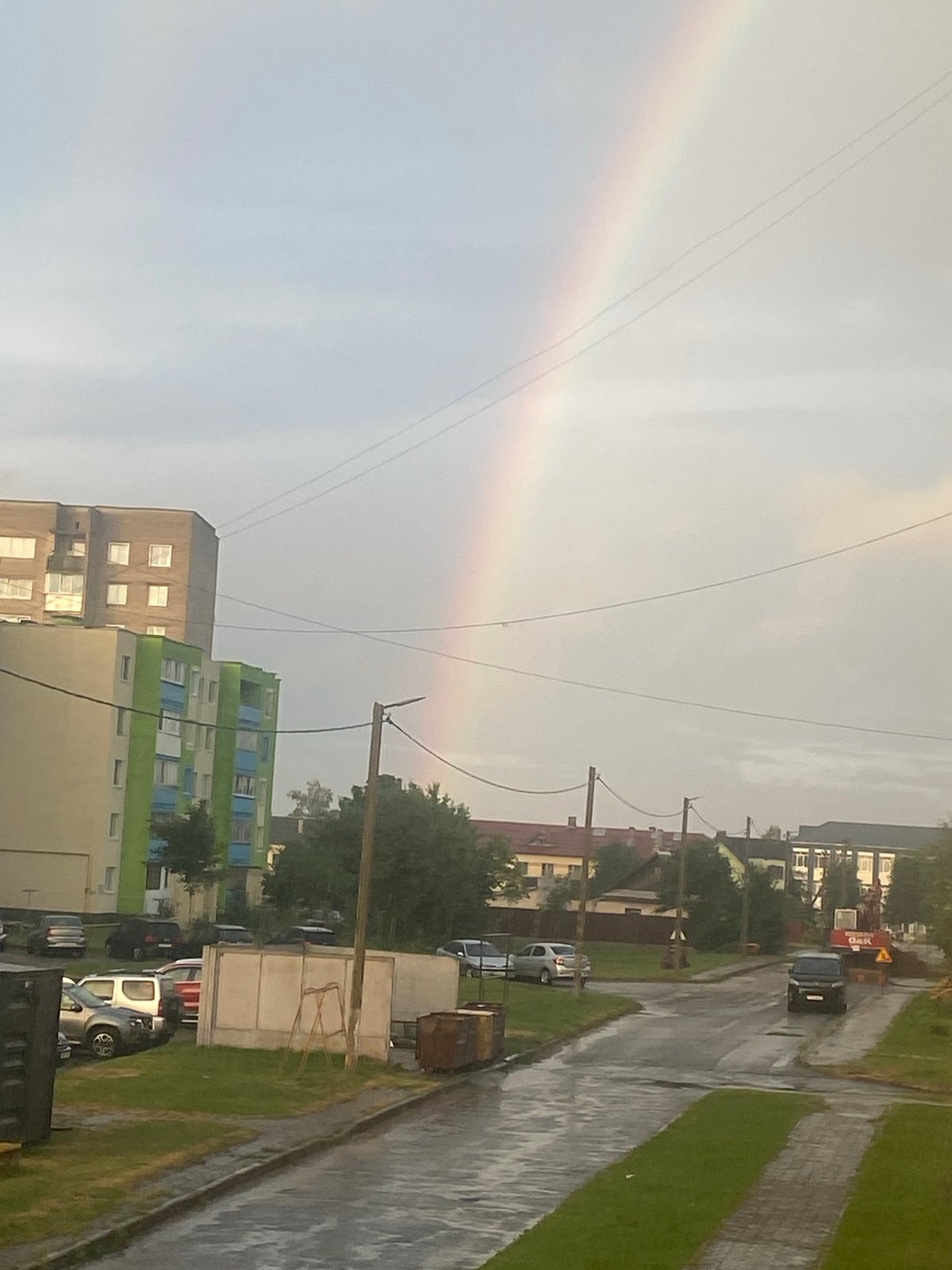 Rainy evening in Krupki, Belarus — streets, skies, and snapshots