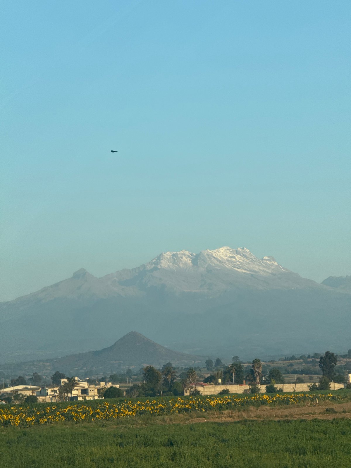 Dark object spotted in daytime sky over Mexican town