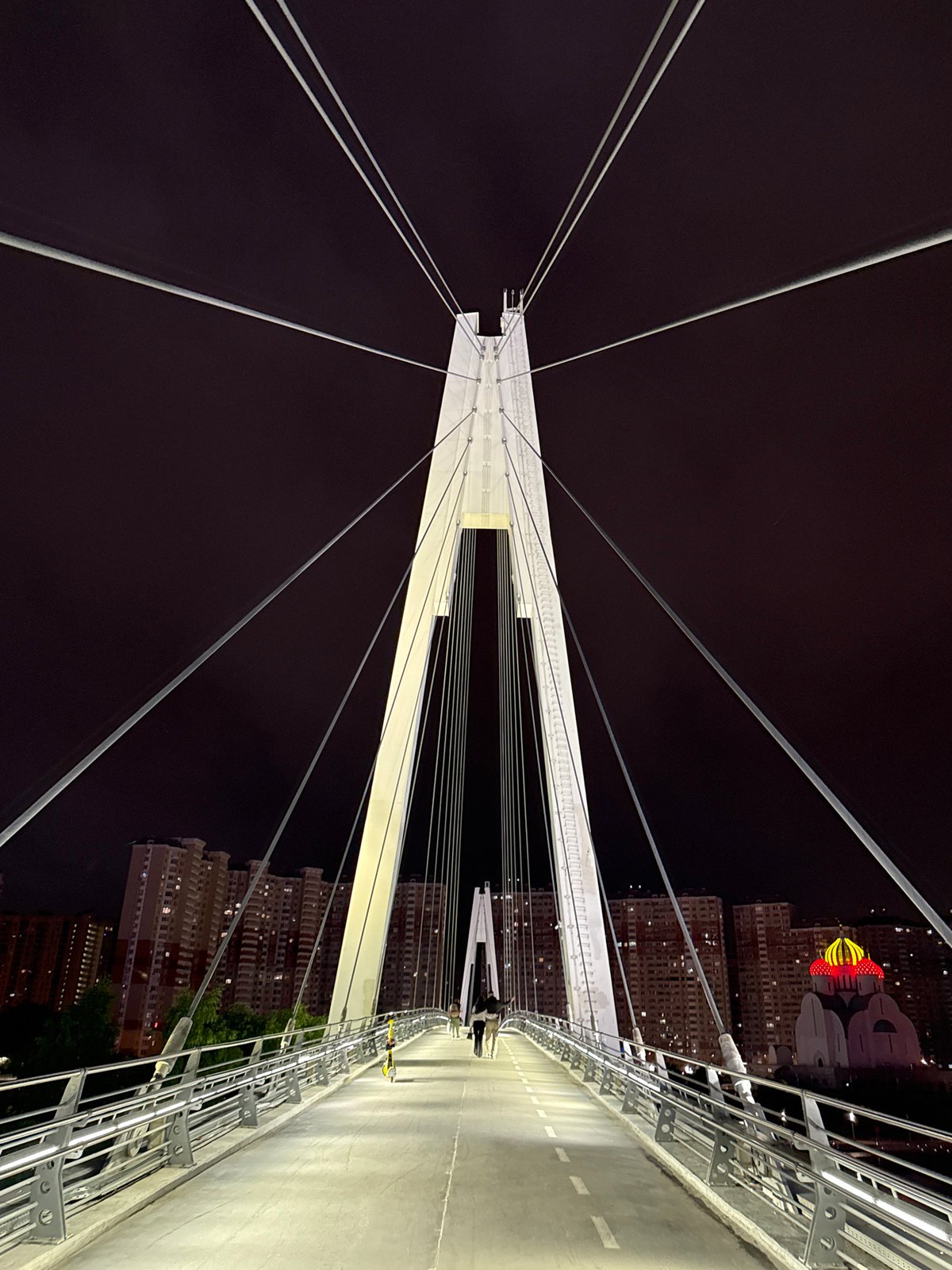 Inside and around the Crocus City complex on a June night