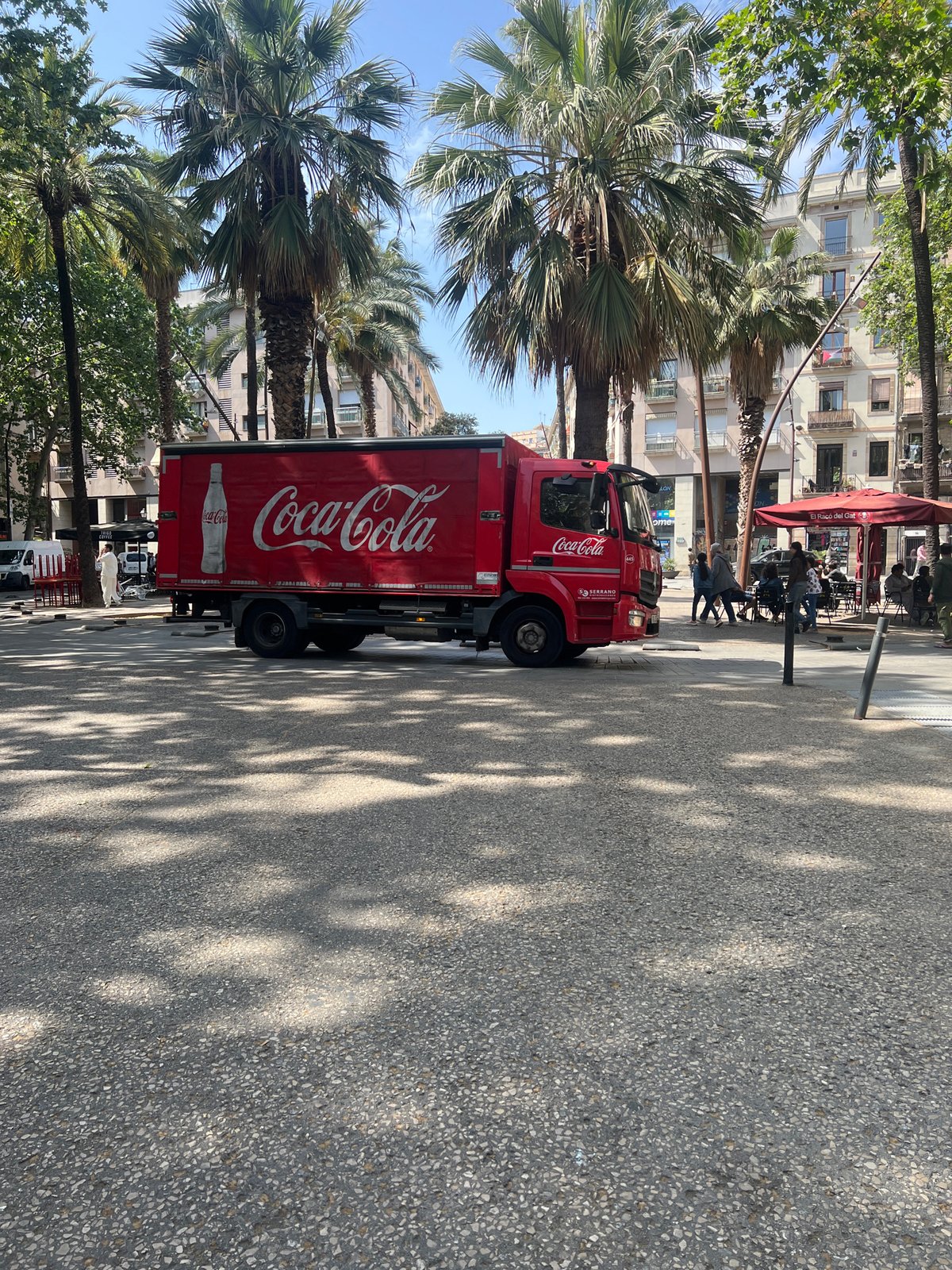 Barcelona street scenes captured during midday activity