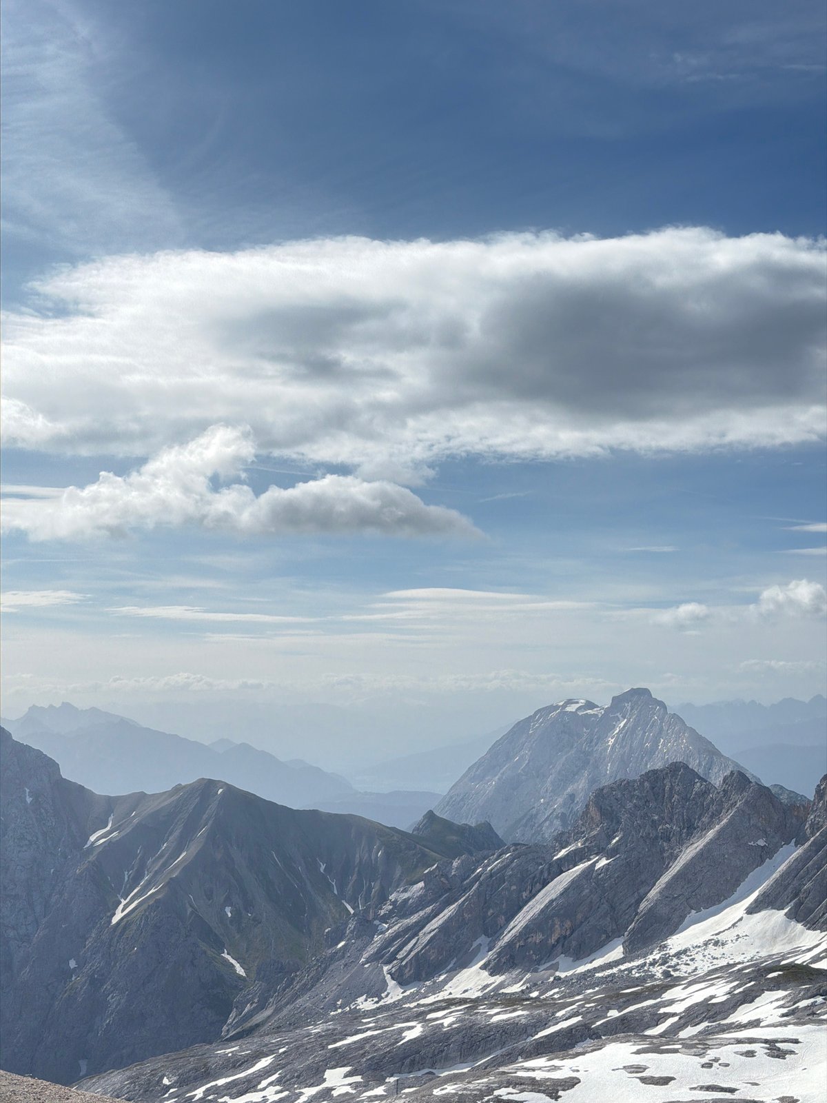 High alpine terrain and a construction site near Wildermieming, Austria