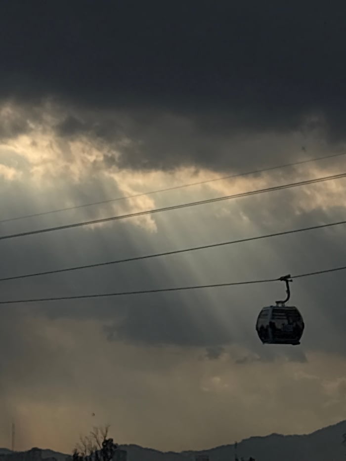 Rainy evening documented across Mexico City landmarks and transit
