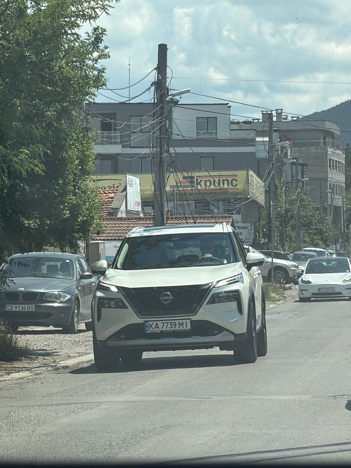 Mixed vehicle traffic observed across Sofia during morning hours