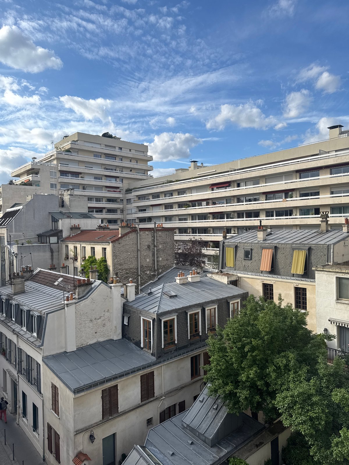 Routine pedestrian activity observed in central Paris streets