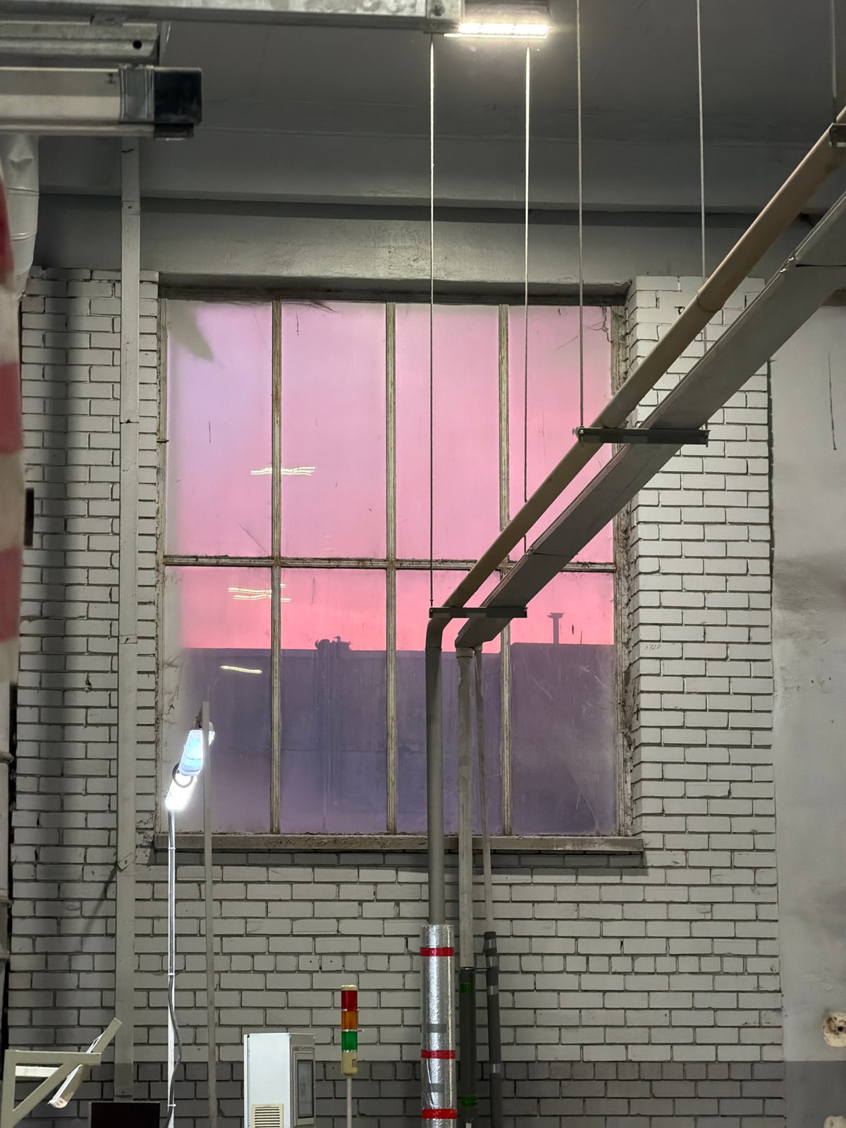 Dawn observations recorded inside Chaikovsky building and warehouse
