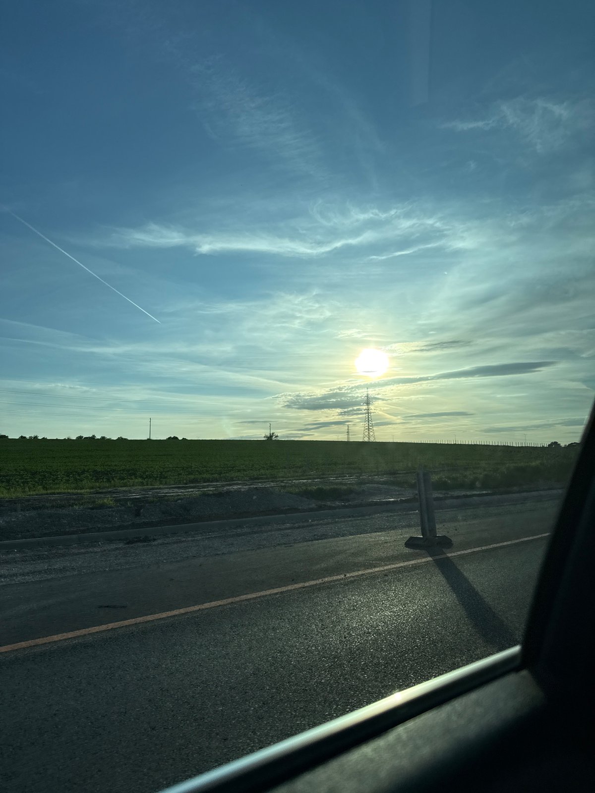 Driver documents car journey through Bulgarian countryside