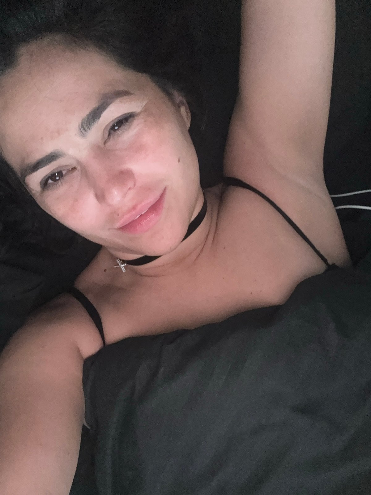 Woman resting in bed observed in Chaikovsky, Russia