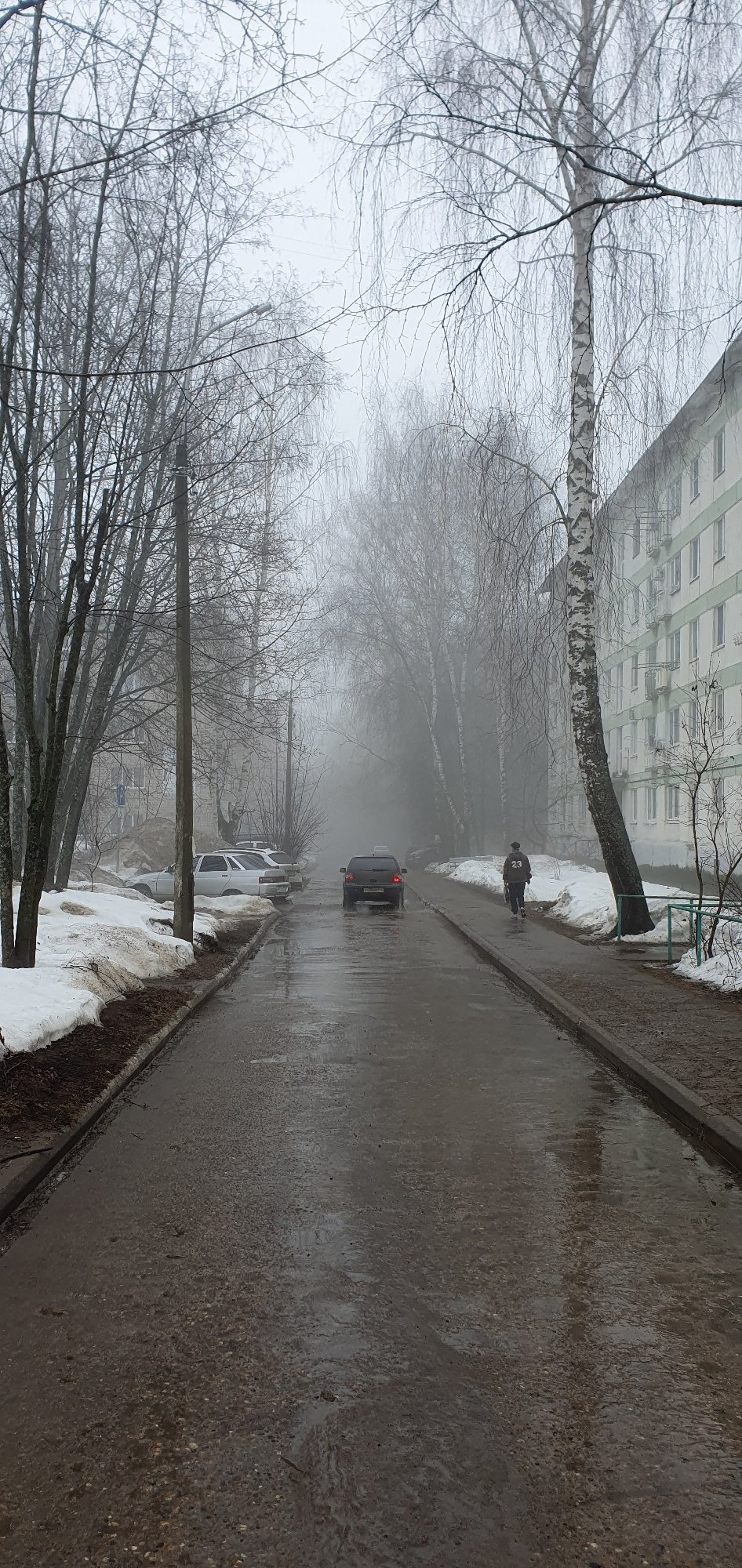 Spring day scenes captured in Chaikovsky, Russia