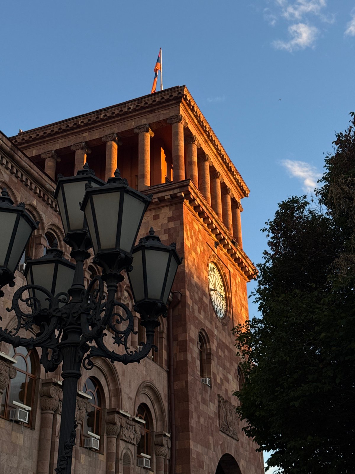 Afternoon coffee walk through Republic Square, Yerevan