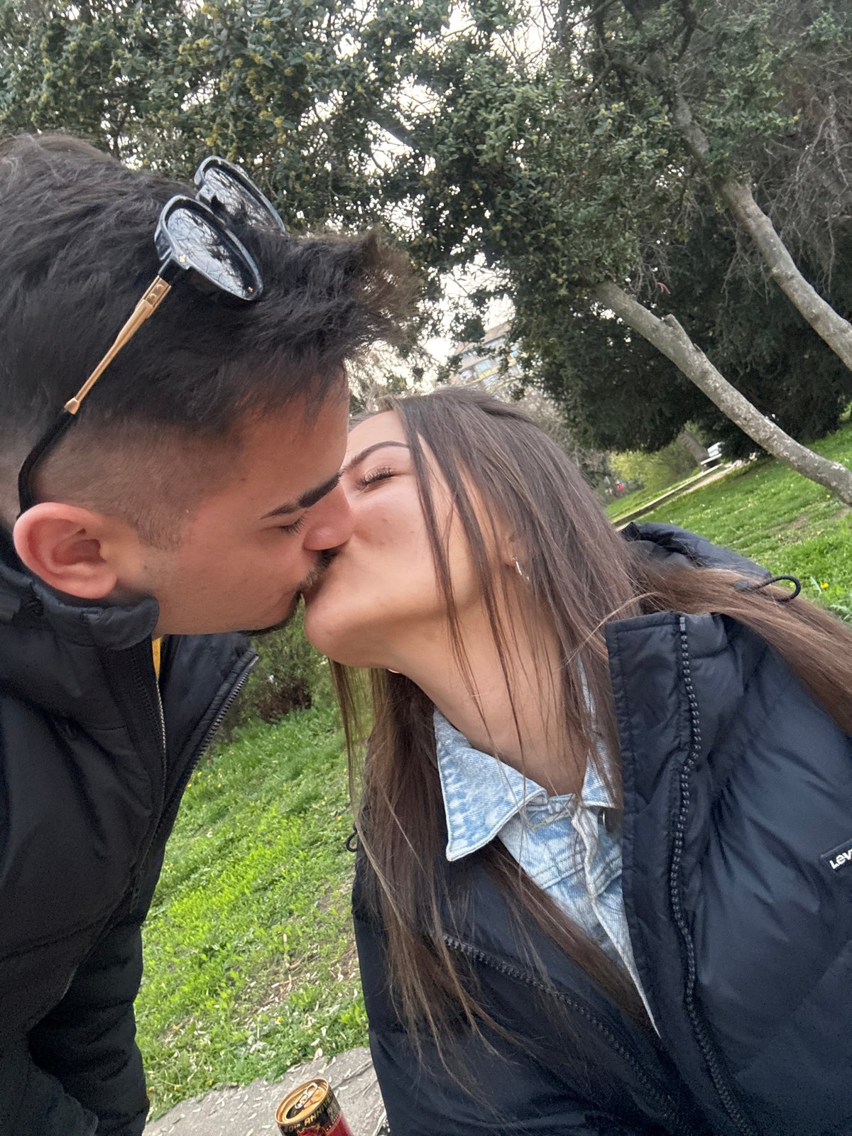 Young couples and friends gather for casual afternoon in Sofia park