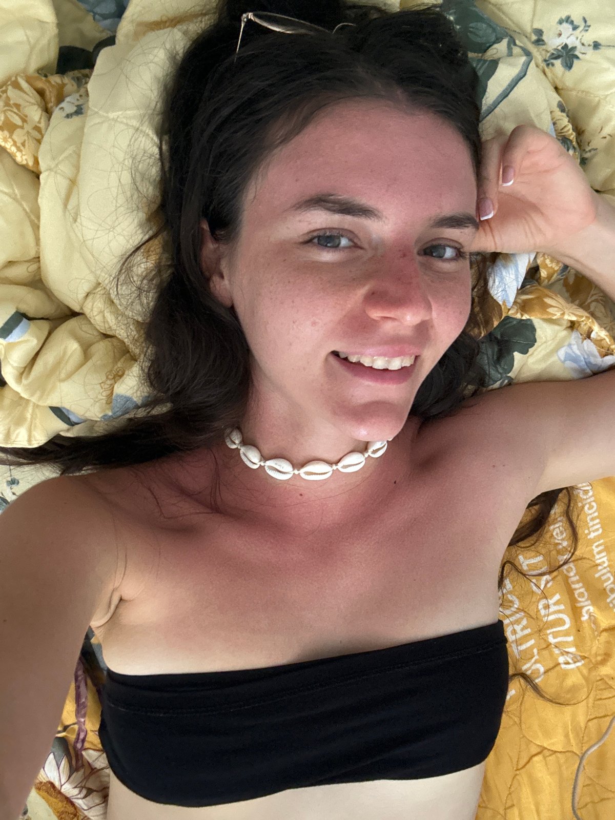 Woman photographed in multiple poses at Mũi Né resort