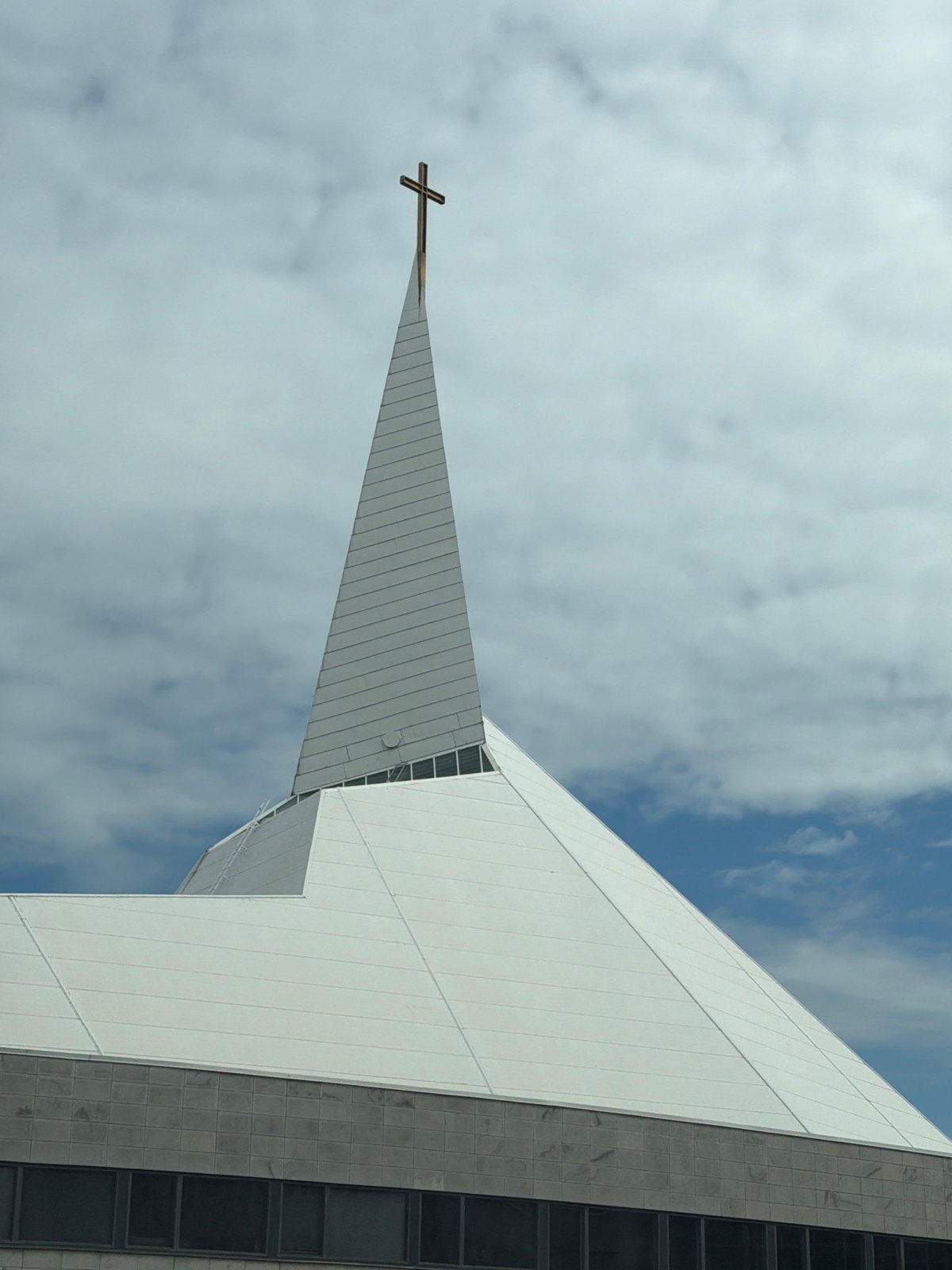 Modern church and street scenes near Tallinn's waterfront