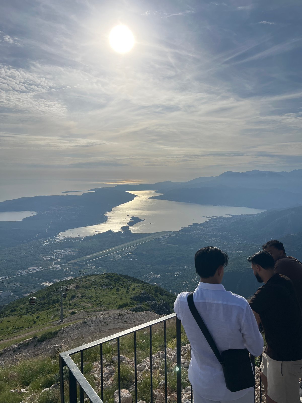 Sunny afternoon views captured of Montenegro's coastal Kuk region