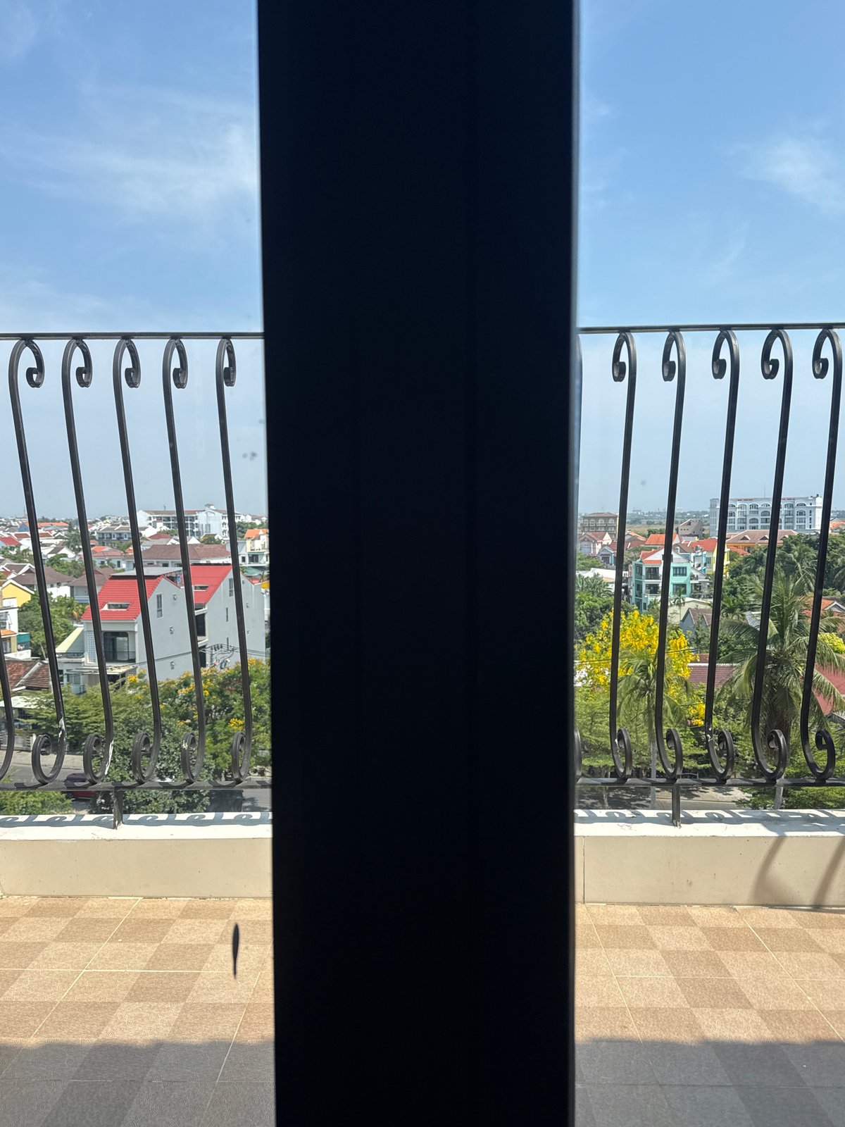 Balcony cityscape view documented in Hội An Ward, Vietnam