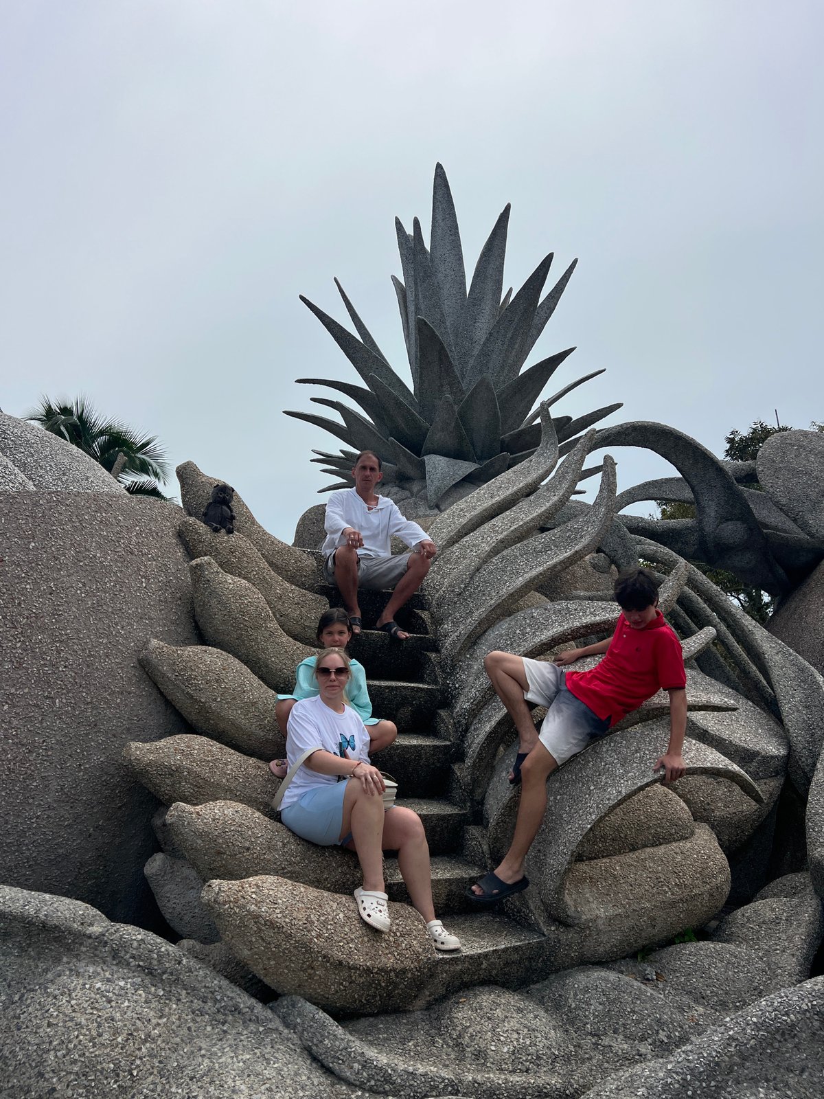 Climbing the quirky fruit sculptures of Ko Samui's Crazy House