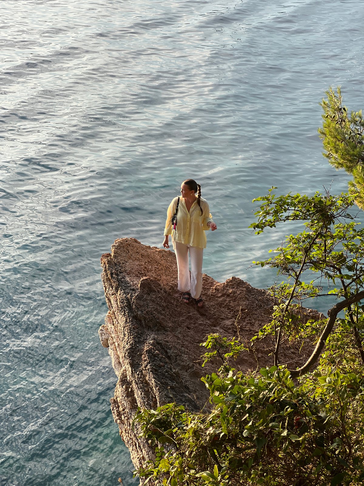 Overlooking the Adriatic from a rocky Kamenovo outcrop