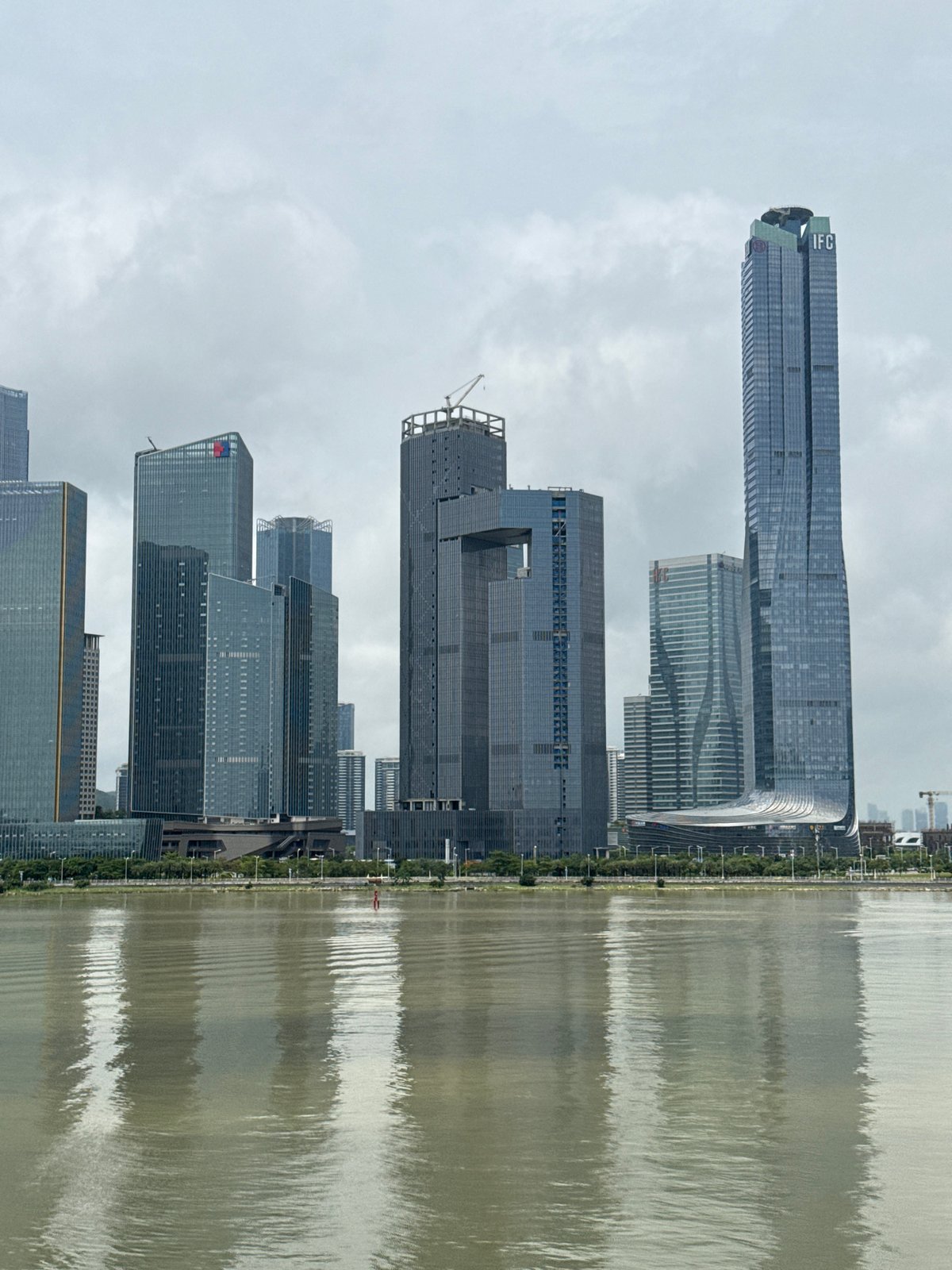 Macao waterfront skyline and tower documented from elevated viewpoint