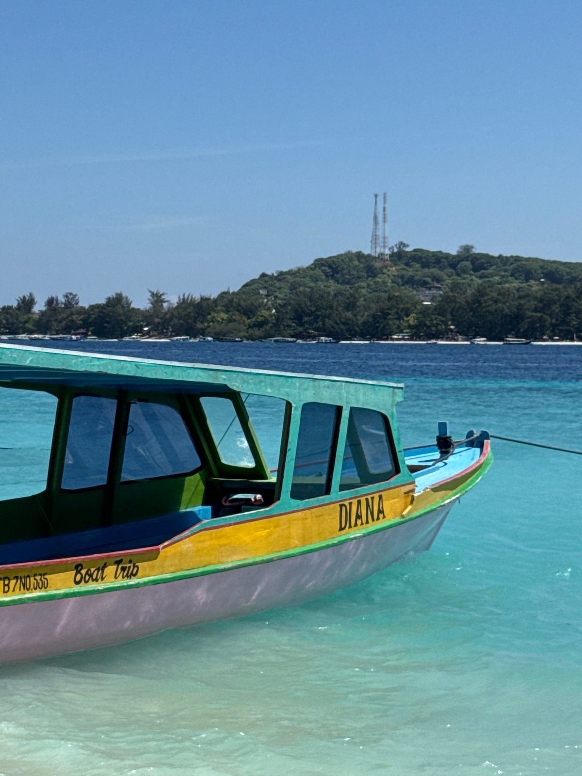 Colorful traditional boat 'DIANA' spotted in Indonesian waters