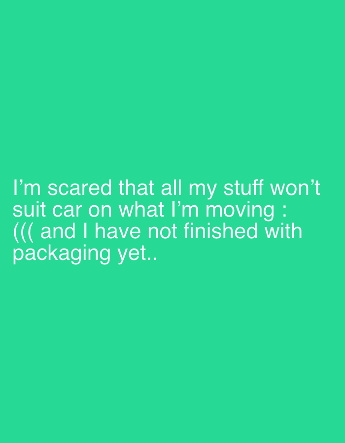Zagreb resident struggles with packing, moving preparations