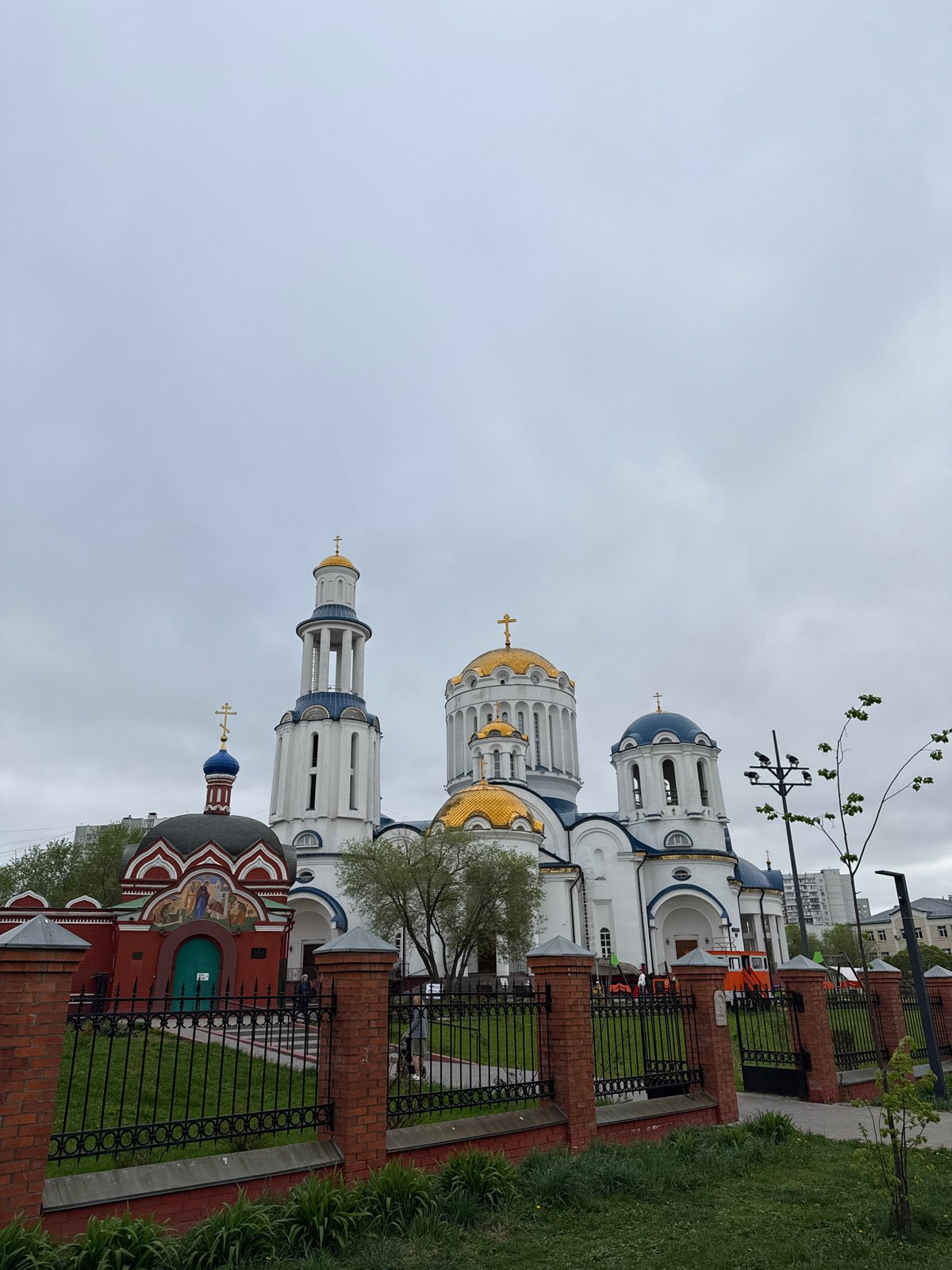 Medical worker documents morning shift at Moscow clinic