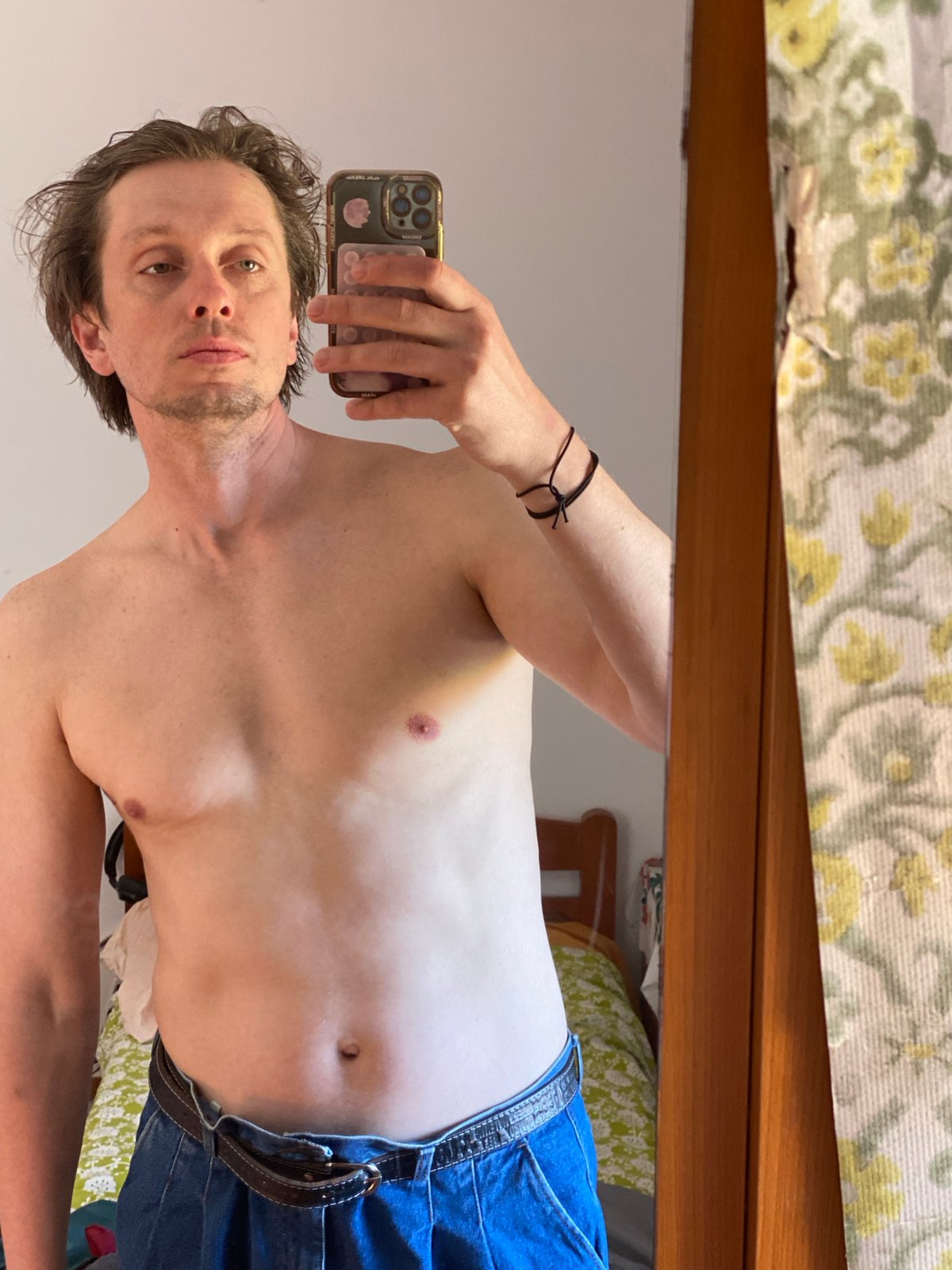 Man Takes Mirror Selfie in Montenegro Home