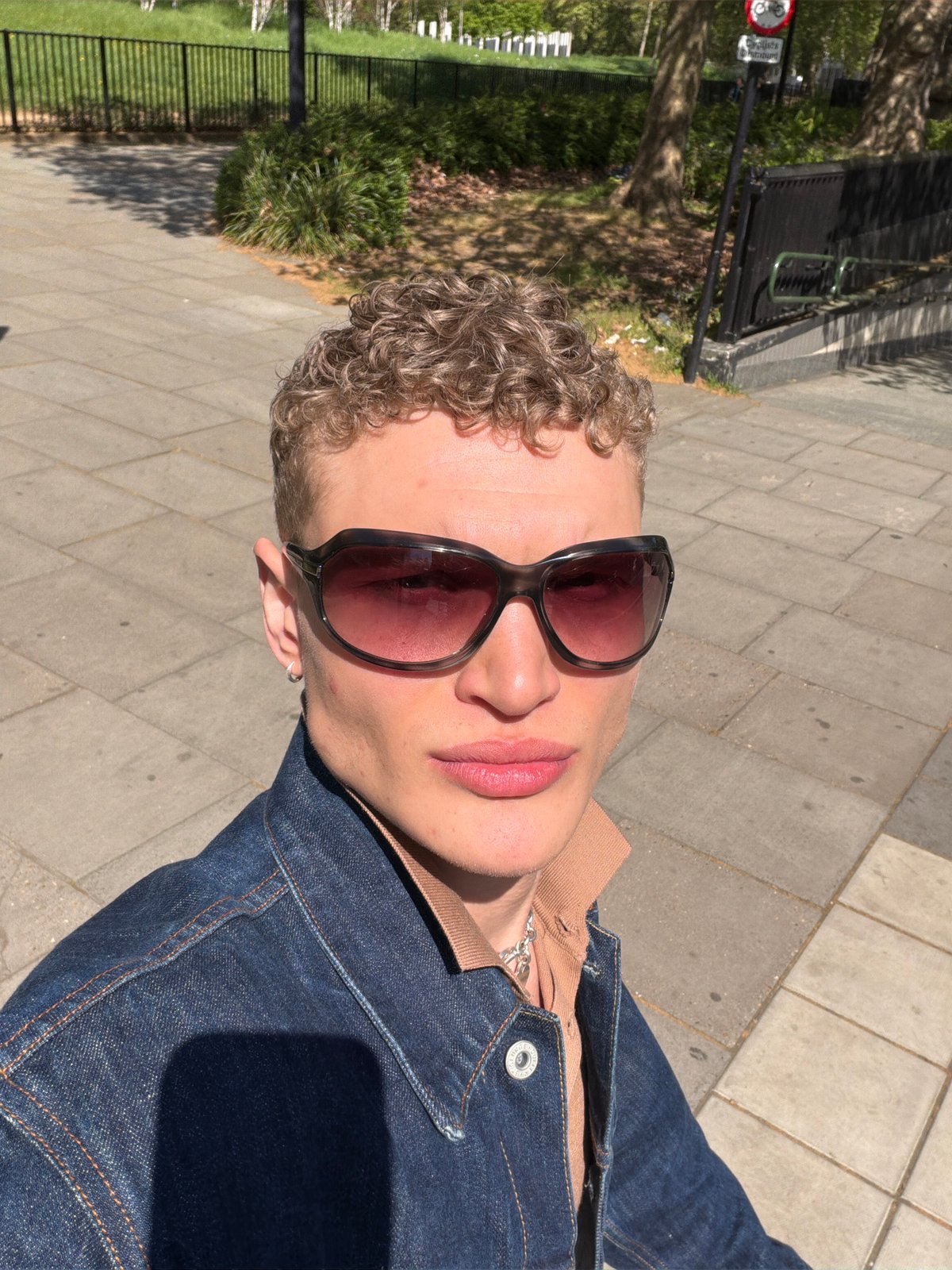 Outdoor selfie portrait captured in London