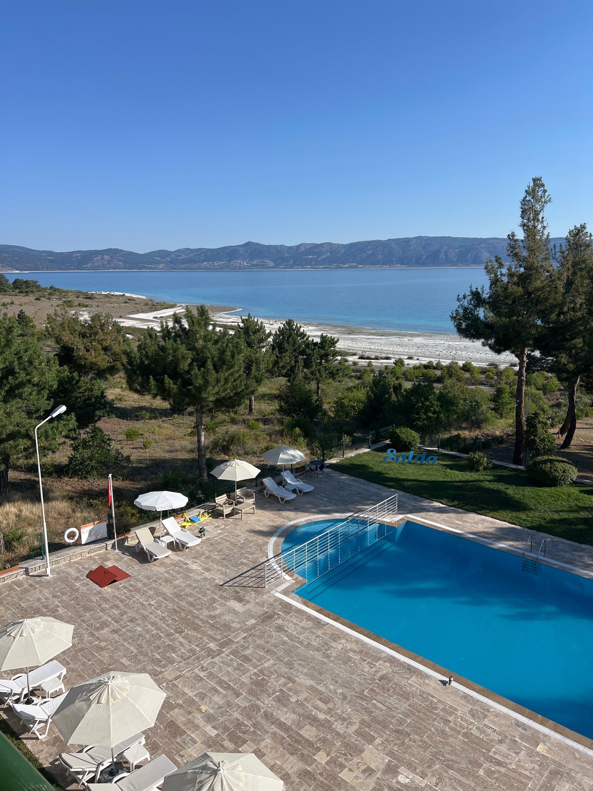 Lakeside resort life at Lake Salda, Yeşilova