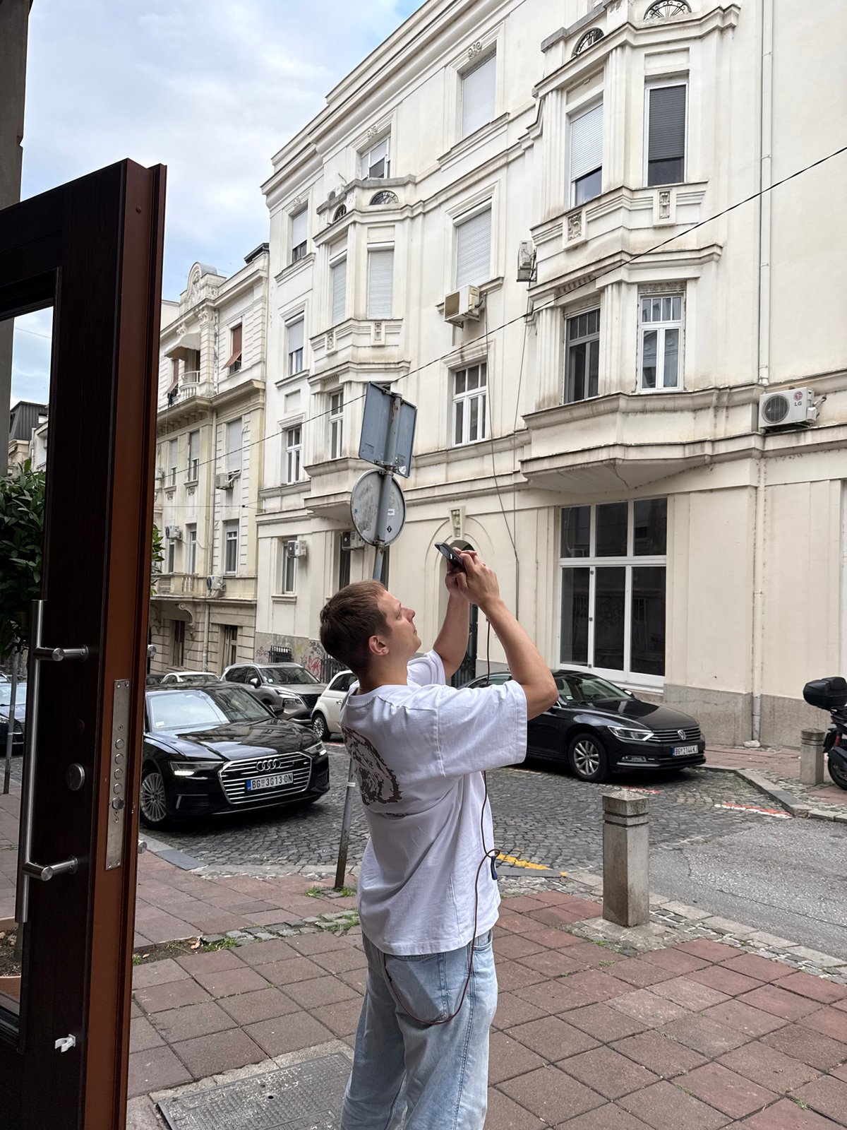 Belgrade street life and urban scenes over 17 minutes
