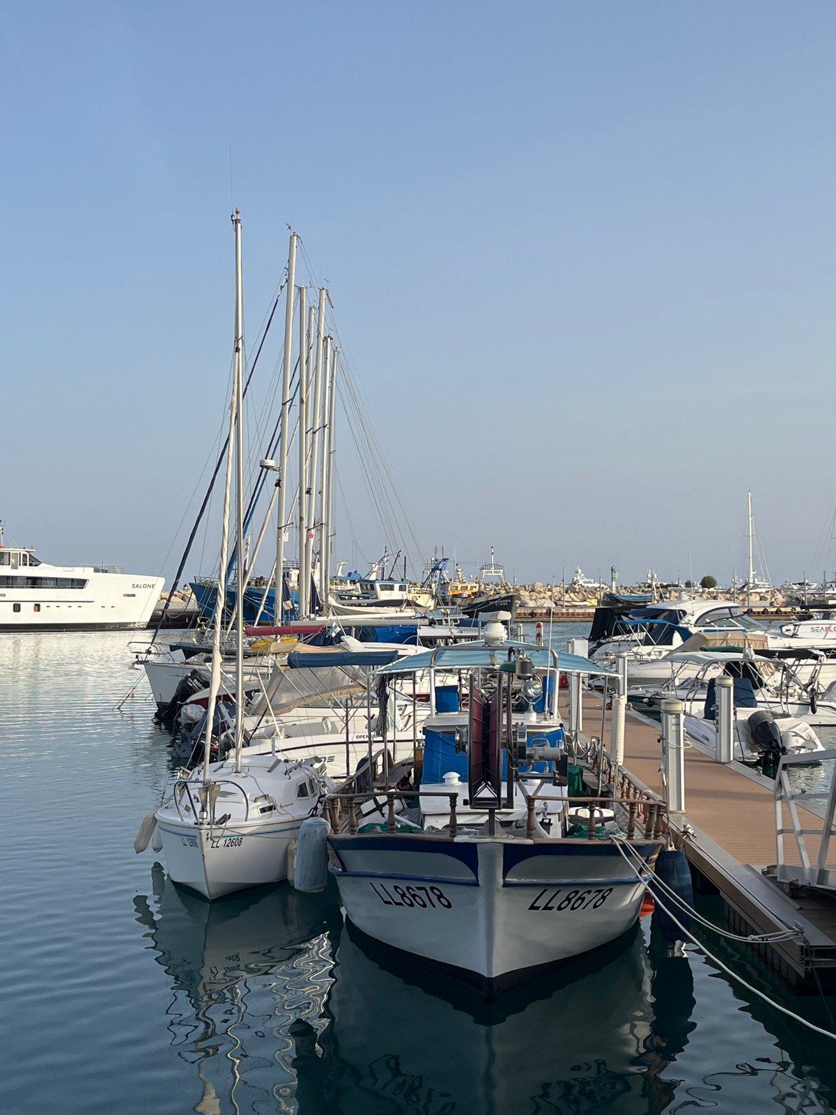 Afternoon scenes captured at Limassol Marina, Cyprus