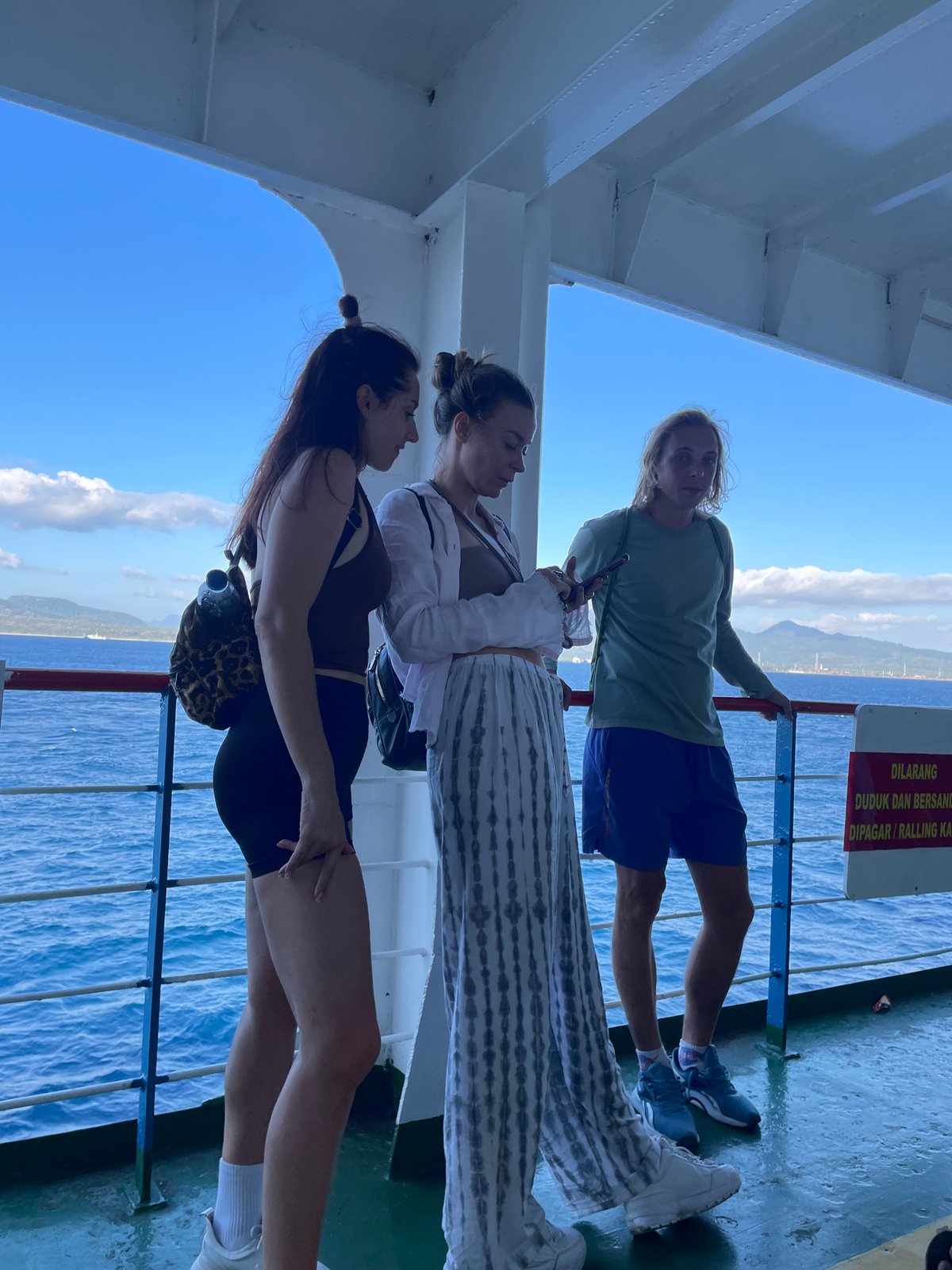 Ferry crossing from Ketapang on a clear June morning