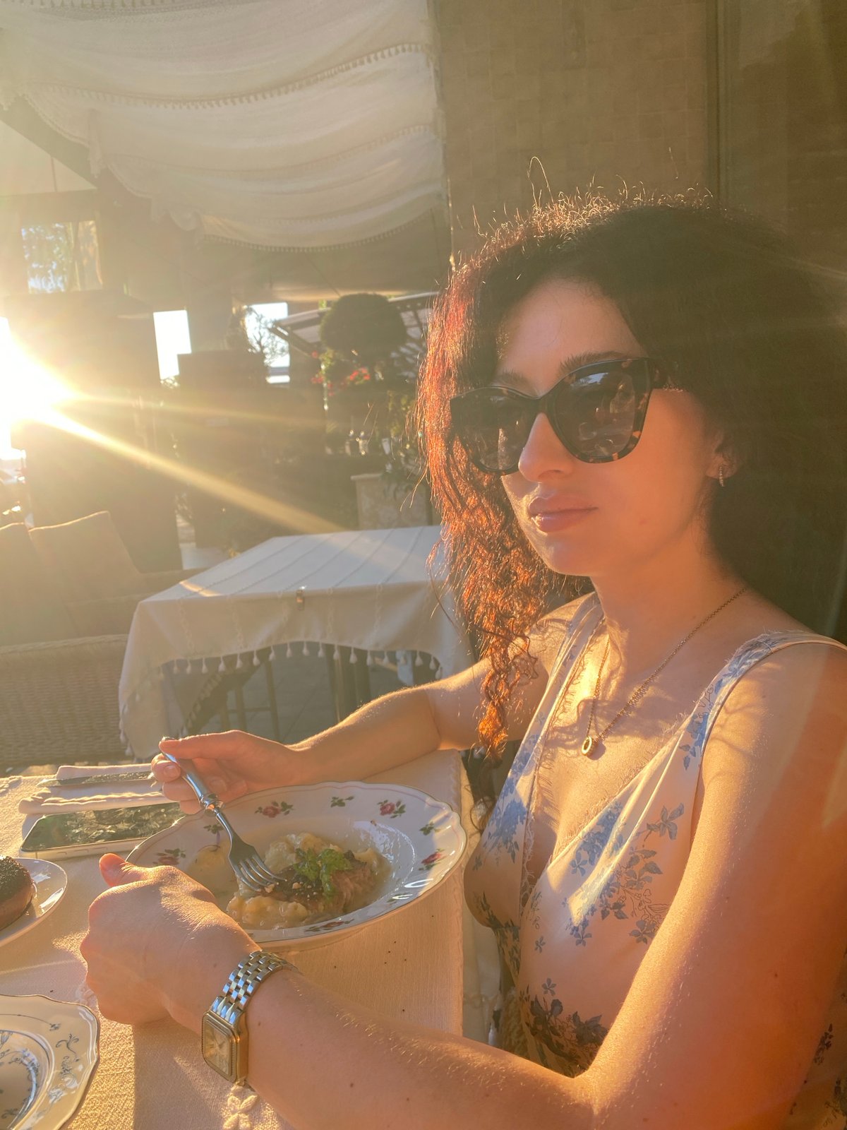 Golden hour dining scenes captured across Sochi restaurants