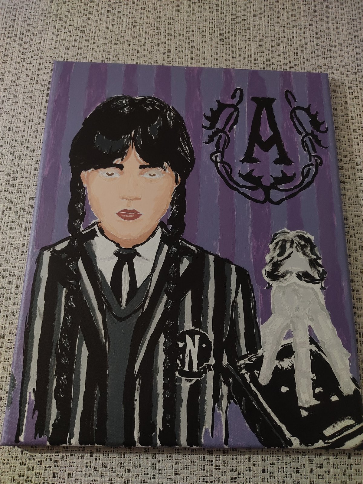 Fan art canvas paintings spotted in central Ukraine
