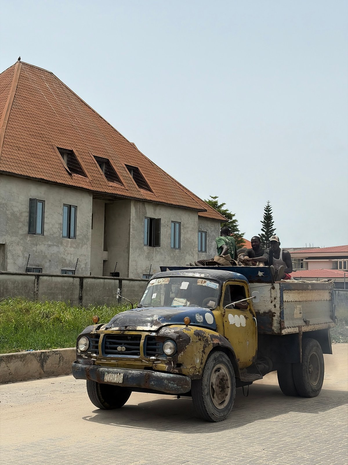 Street activity observed in Igboefon Nigeria Tuesday morning