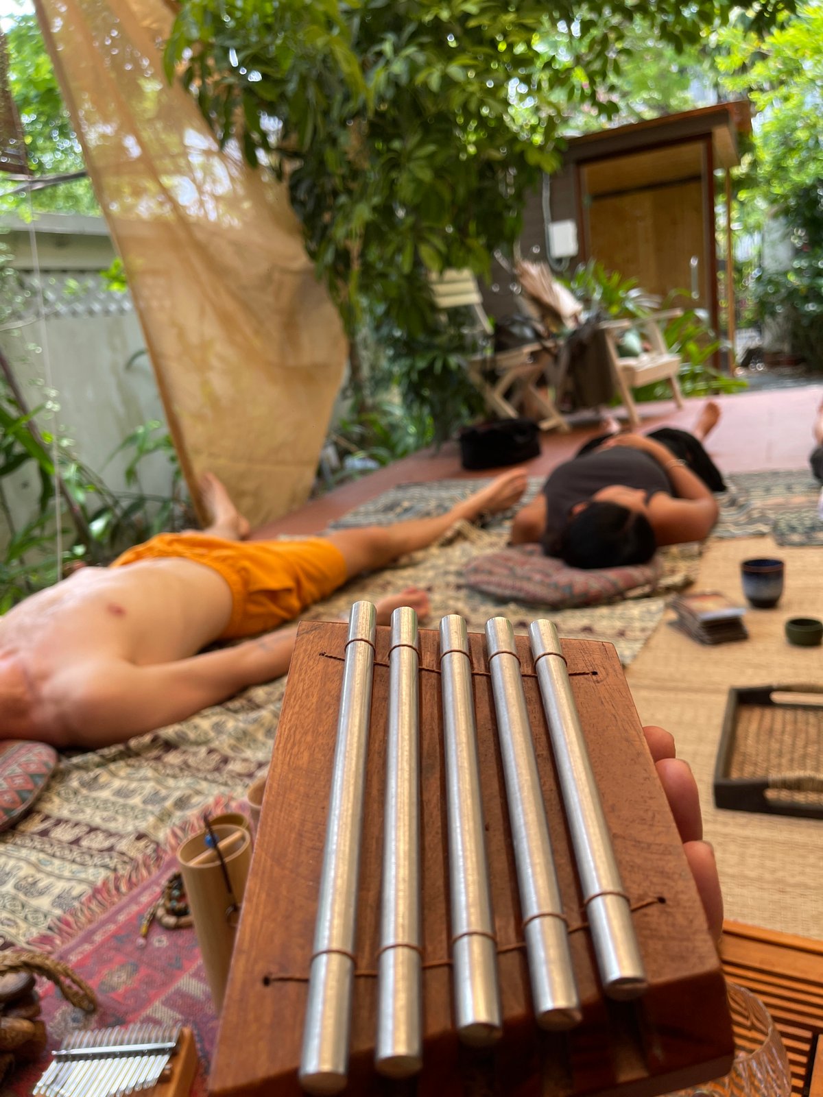 Outdoor sound healing session with bells and kalimba, Đà Nẵng