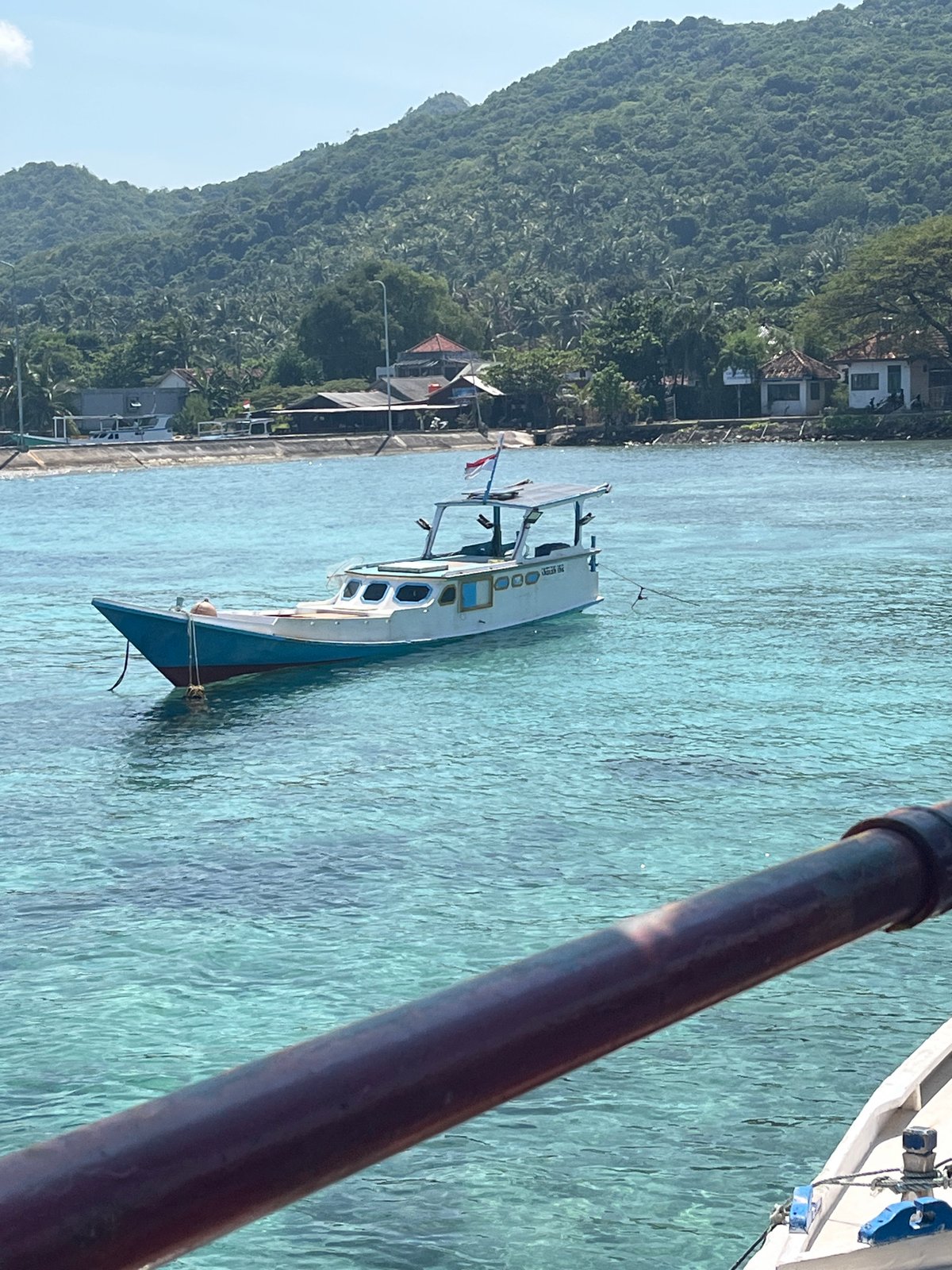 Ferry ride out of Karimunjawa, inside and out