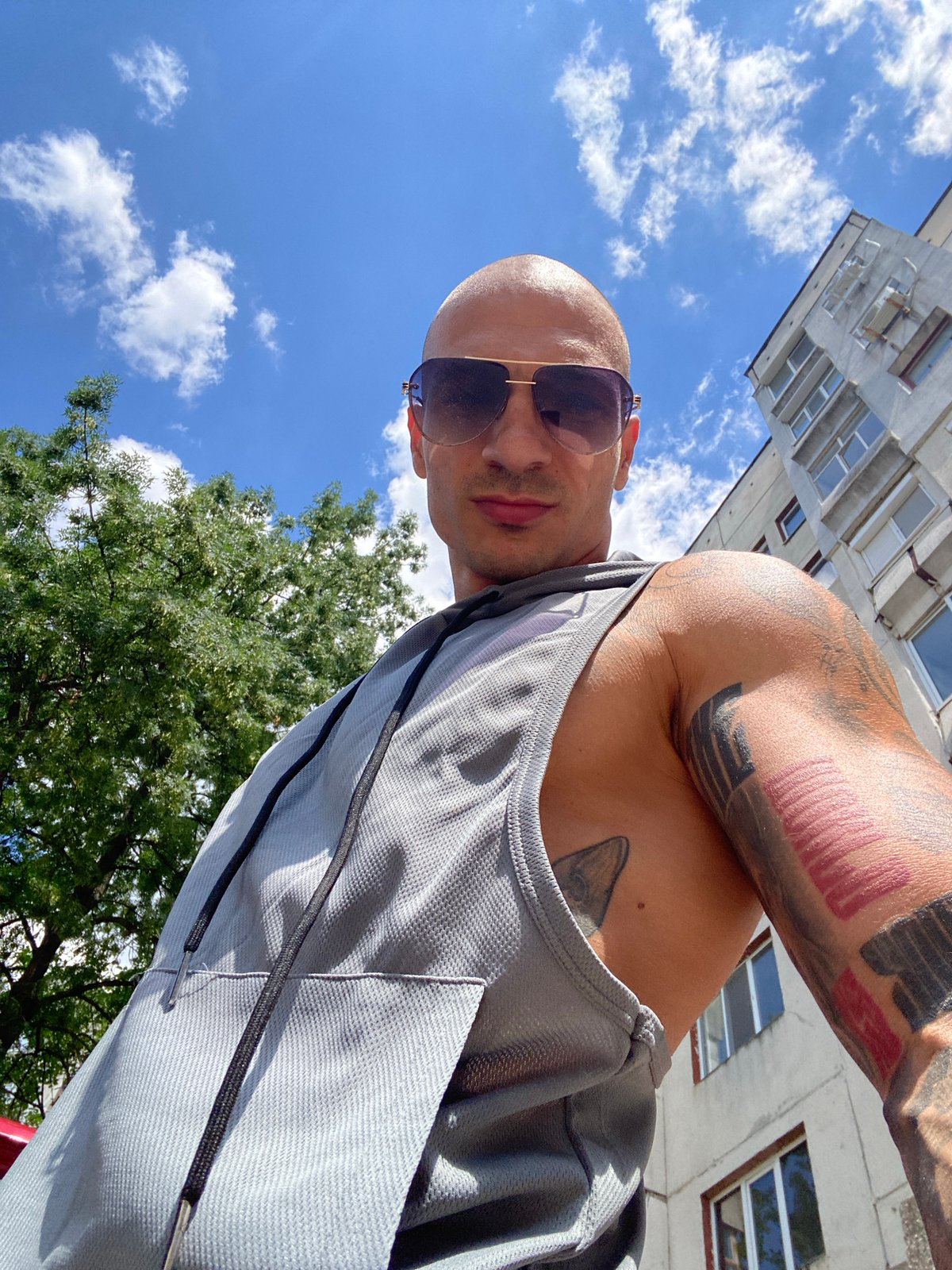 Midday selfie series around Pleven, Bulgaria