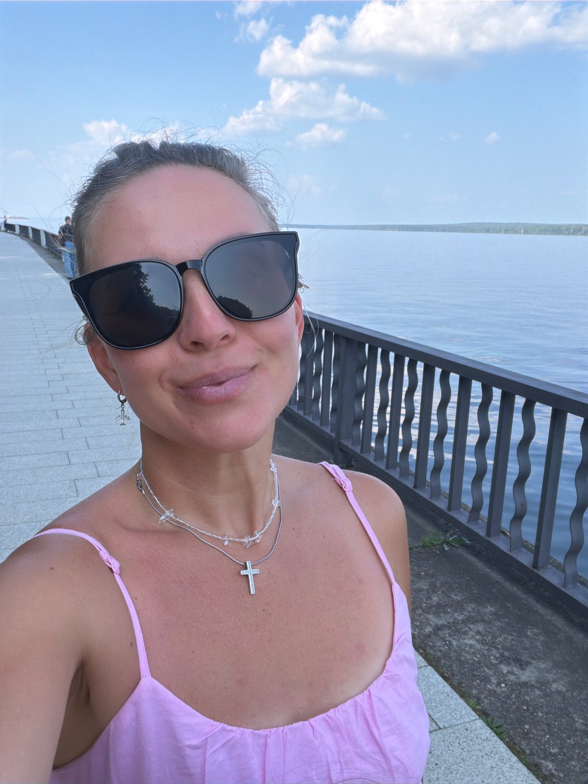 Quiet afternoon at the Chaikovsky waterfront, ducks and all