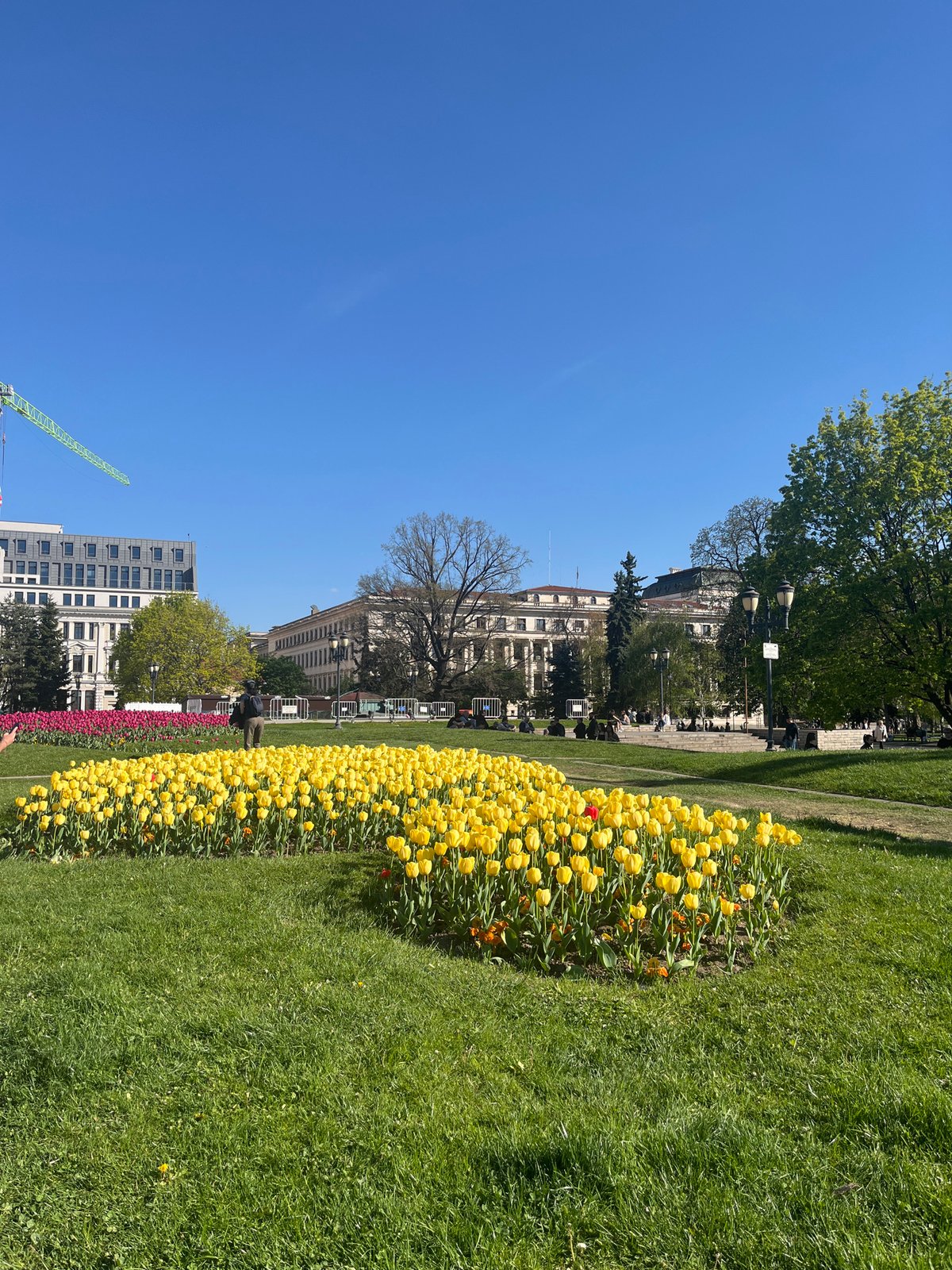 Spring afternoon documented across Sofia parks, cafes, and streets